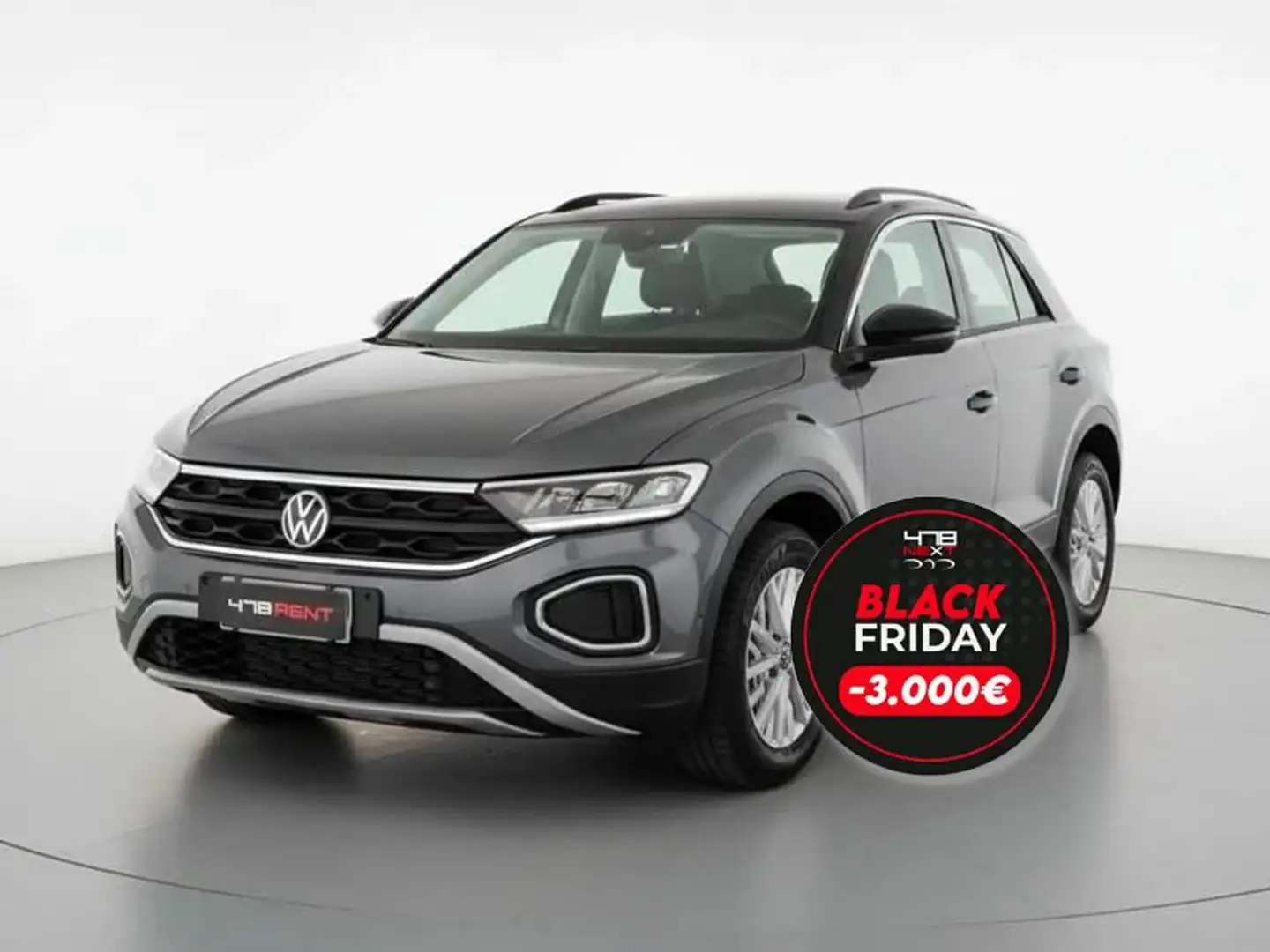 Volkswagen T-Roc 2.0 TDI SCR 150 CV DSG Life PROMO SENZA PENSIERI Gris - 1