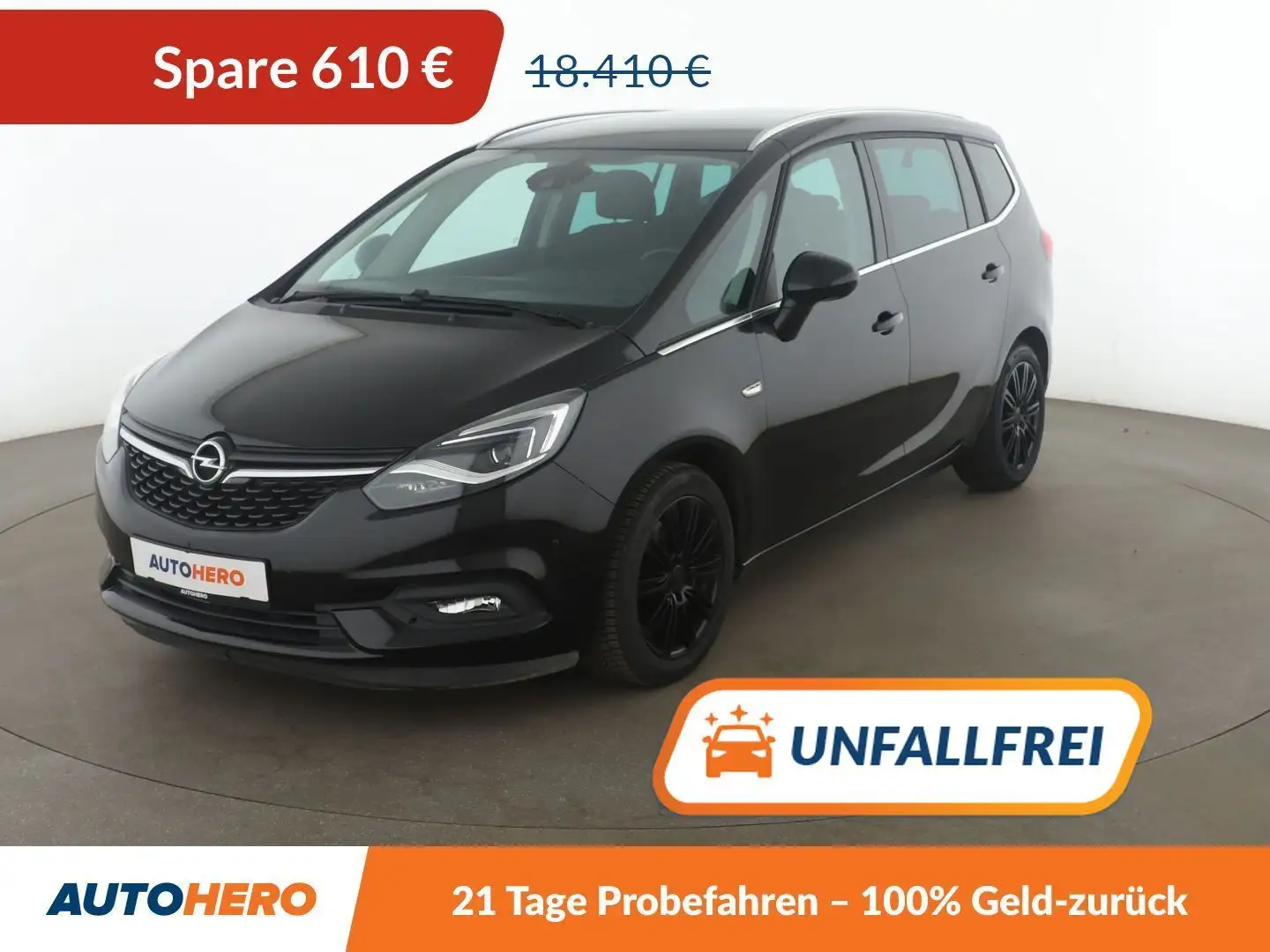 Opel Zafira Tourer 1.6 SIDI Turbo Innovation Aut.*NAVI*BiLED*PDC*SHZ* Schwarz - 1
