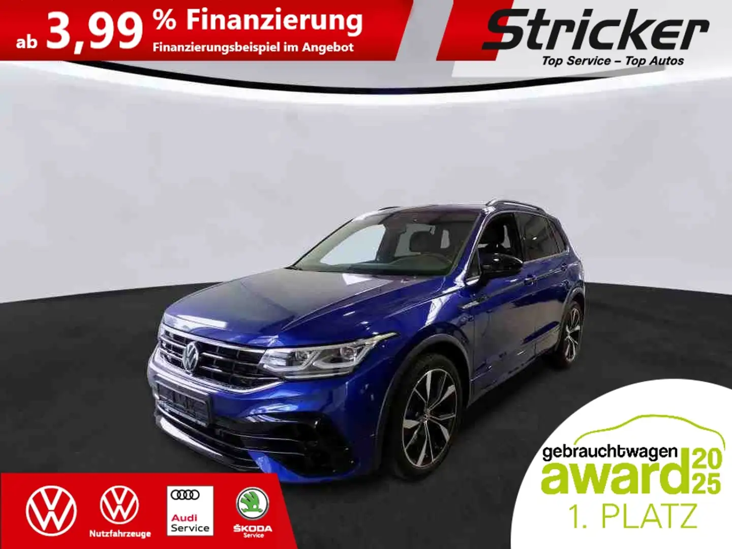 Volkswagen Tiguan Tiguan R 2.0TSI 397,-ohne Anzahlung Pano H&K Lede Blau - 1