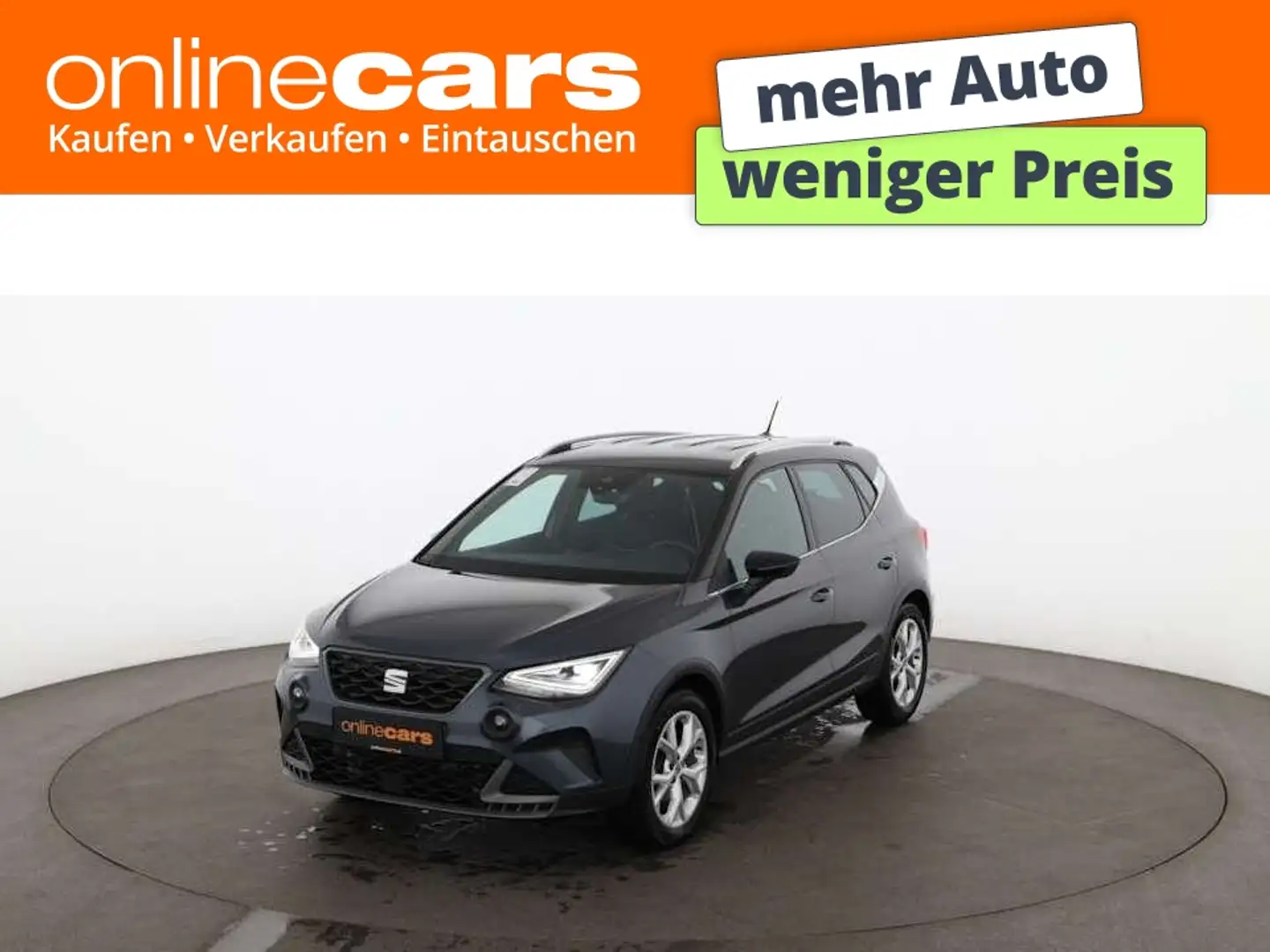SEAT Arona 1.0 TSI FR Aut LED RADAR R-CAM DIGI-TACHO Grau - 1