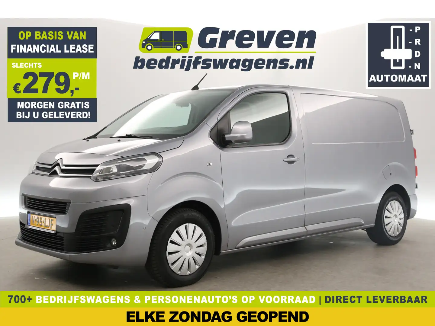 Citroen Jumpy 2.0 BlueHDI L2H1 177PK Automaat Airco 360Camera Ca Grijs - 1