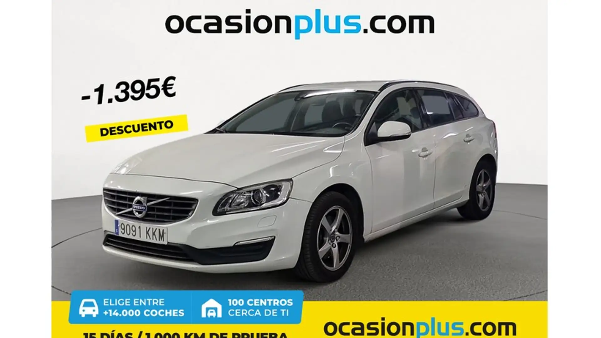 Volvo V60 D3 Kinetic 150 Weiß - 1
