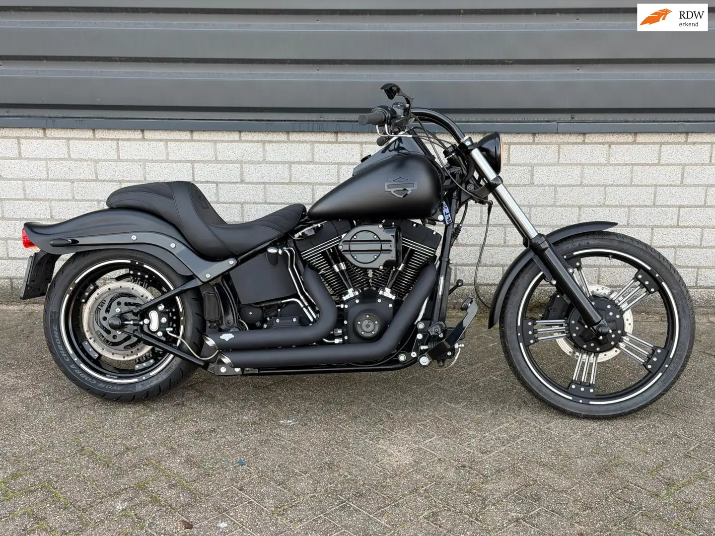 Harley-Davidson Night Train FXSTB 96ci Softail / RSD WIELEN / CUSTOM!! Zwart - 1