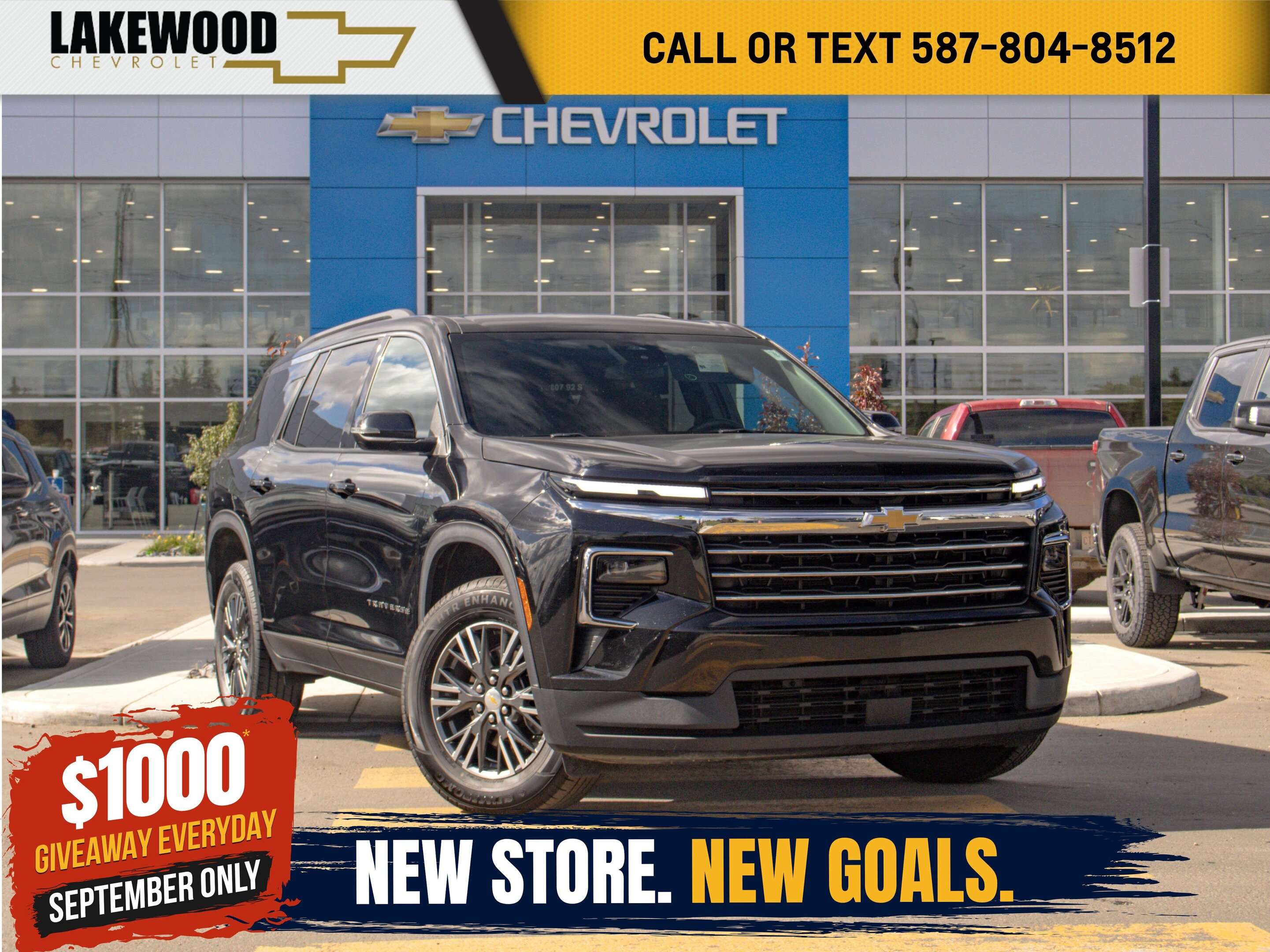 2026 Chevrolet Traverse 2LT AWD 2.5T 7 Passenger | Heated Leather Bucket S