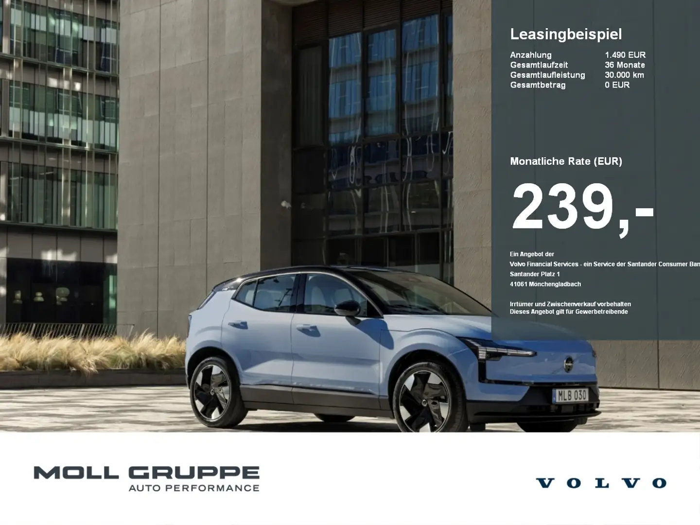 Volvo EX30 Single Motor RWD Plus Bleu - 1