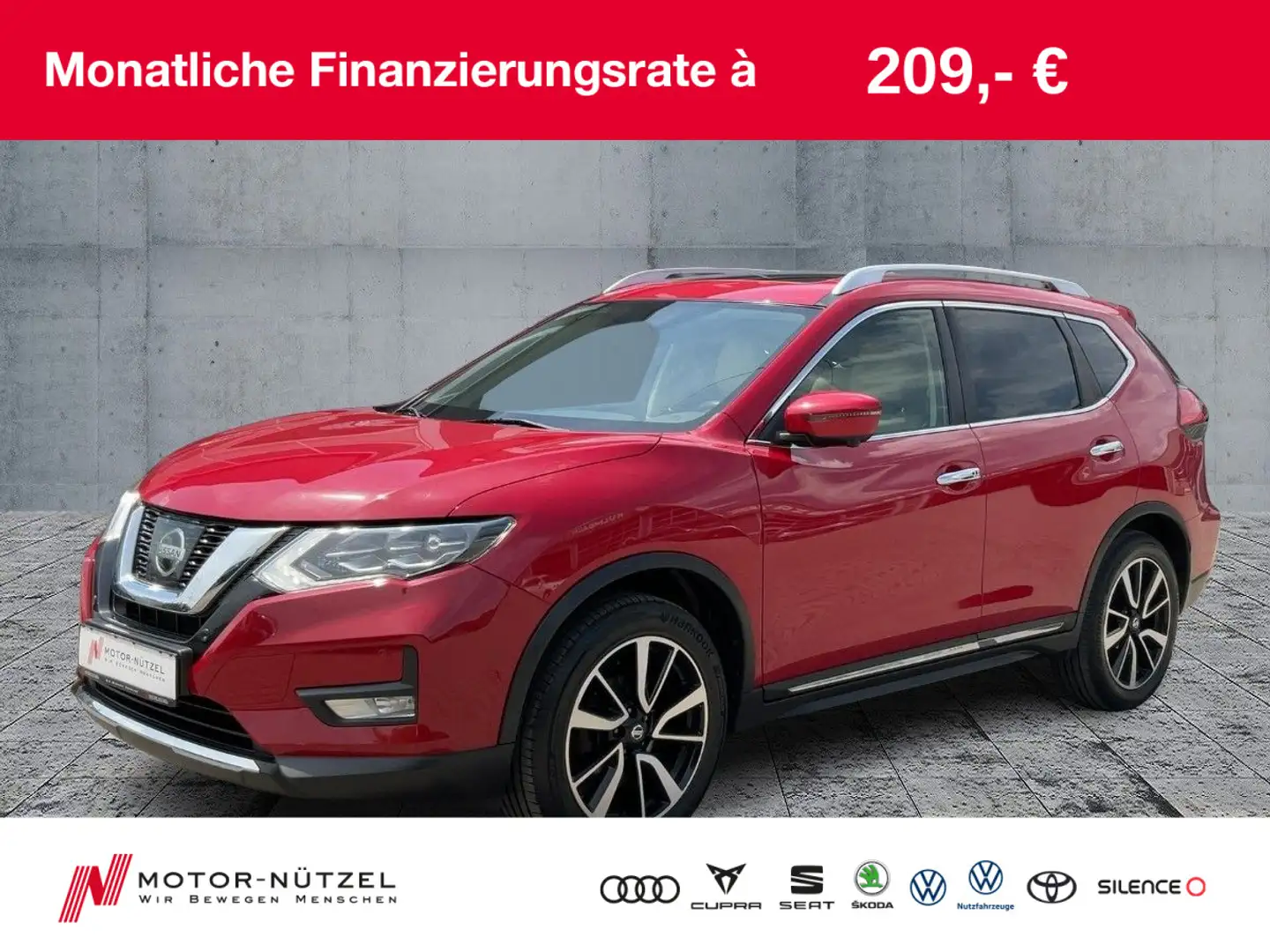 Nissan X-Trail 1.6 DIG-T TEKNA LED+PANO+NAVI+ACC+360° Rot - 1