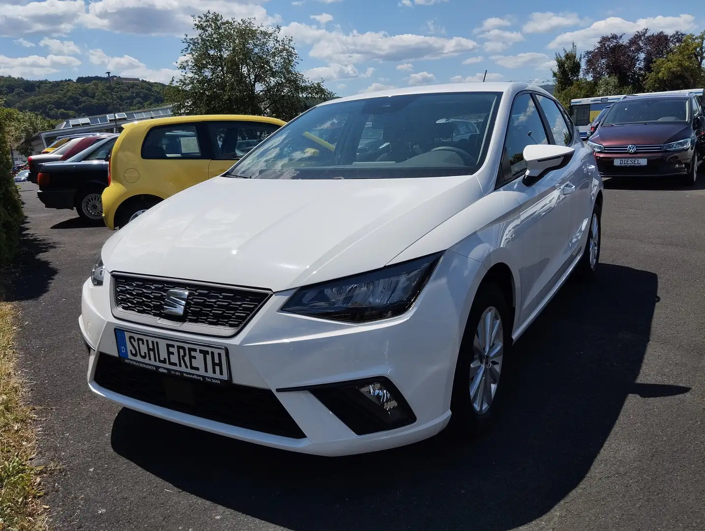 SEAT Ibiza Reference Plus, HU+AU NEU, wenig km, viele Extras Weiß - 1
