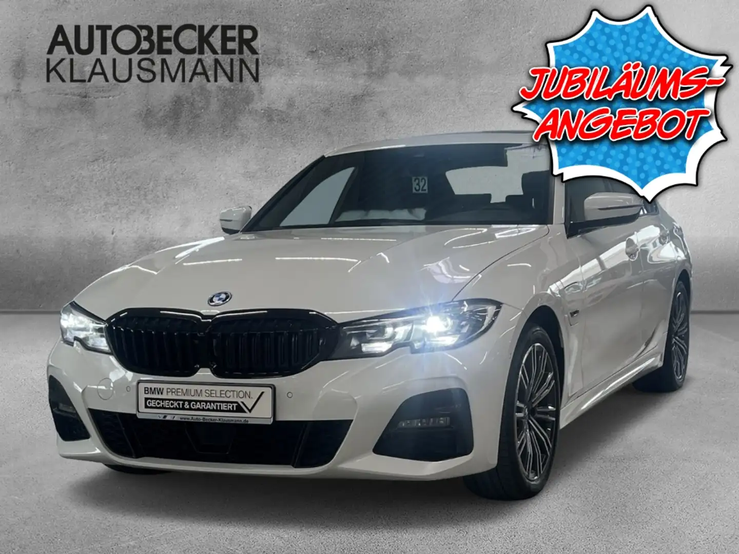 BMW 330 e Limousine M SPORT AUTOMATIK LC PROF ACC LED PDC Blanc - 1