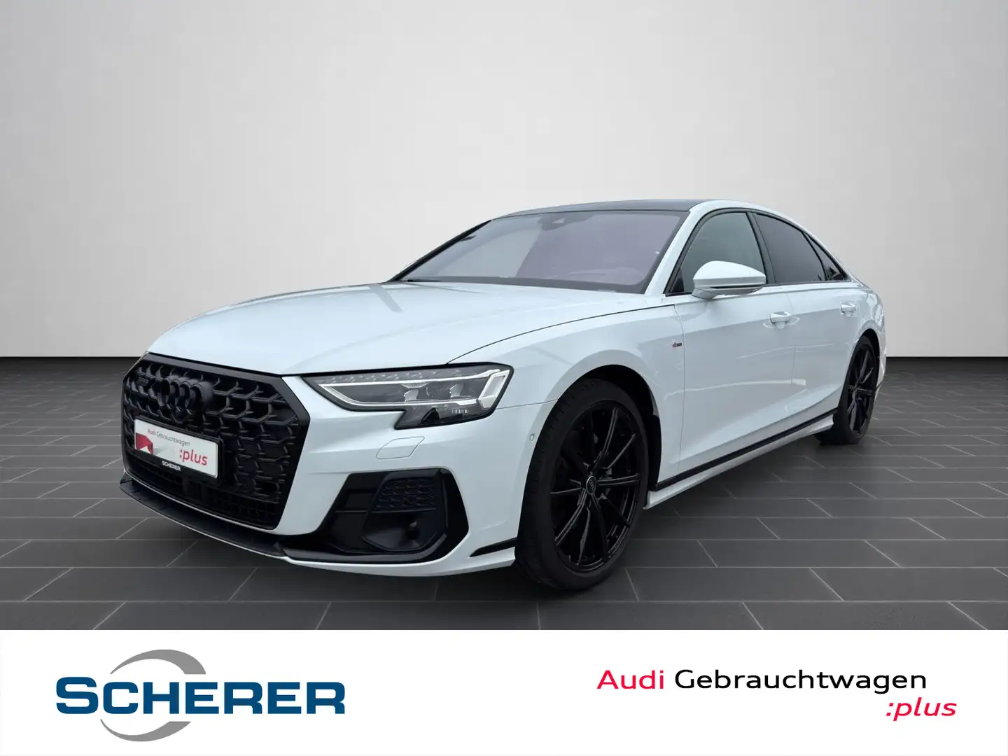 Audi A8 50 TDI S-line tiptronic  AHK 360° KAMERA HEAD Blanc - 1