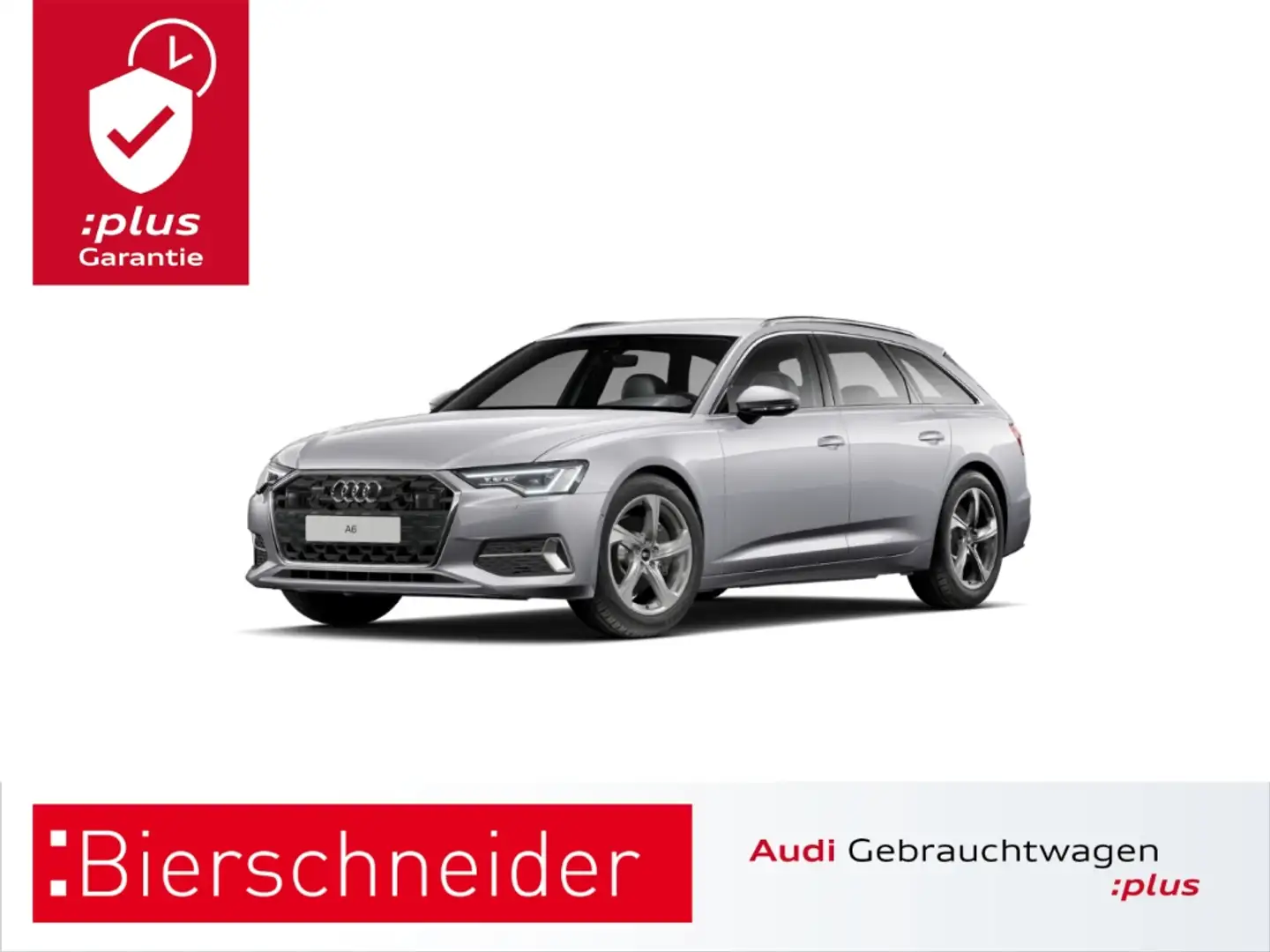 Audi A6 Avant 45 TFSI qu. advanced MATRIX 19 AHK ACC LEDER Silber - 1