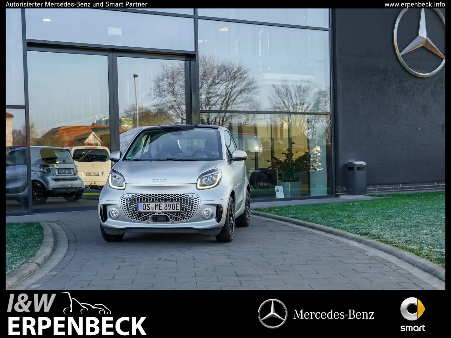 smart forTwo smart eq prime Selected Color Excl.Leder 22kw Silber - 1