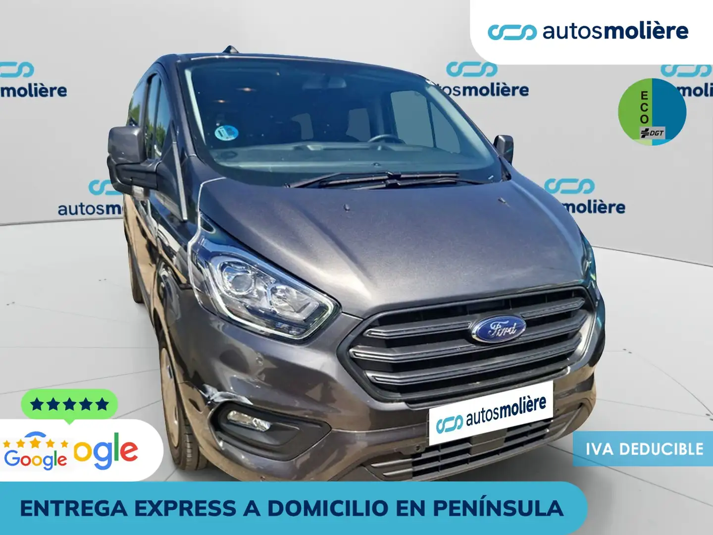 Ford Transit Custom FT 320 L1 Kombi Trend EcoBlue 130 Grijs - 2