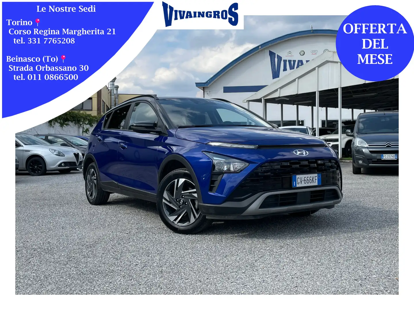 Hyundai BAYON 1.2 Mpi 84CV Exclusive Blu/Azzurro - 1