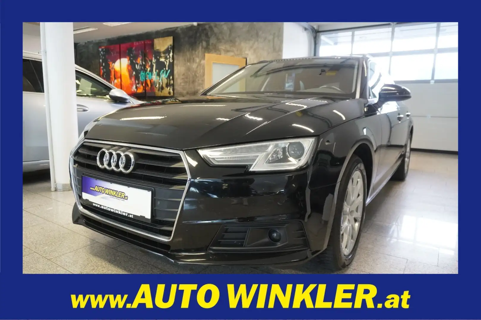 Audi A4 35 TDI PDC/MFL Schwarz - 1