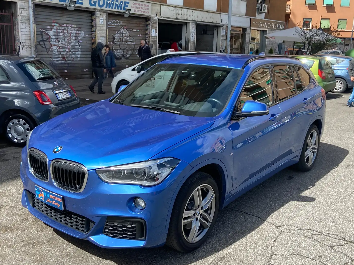 BMW X1 sdrive18d Msport auto Blauw - 1