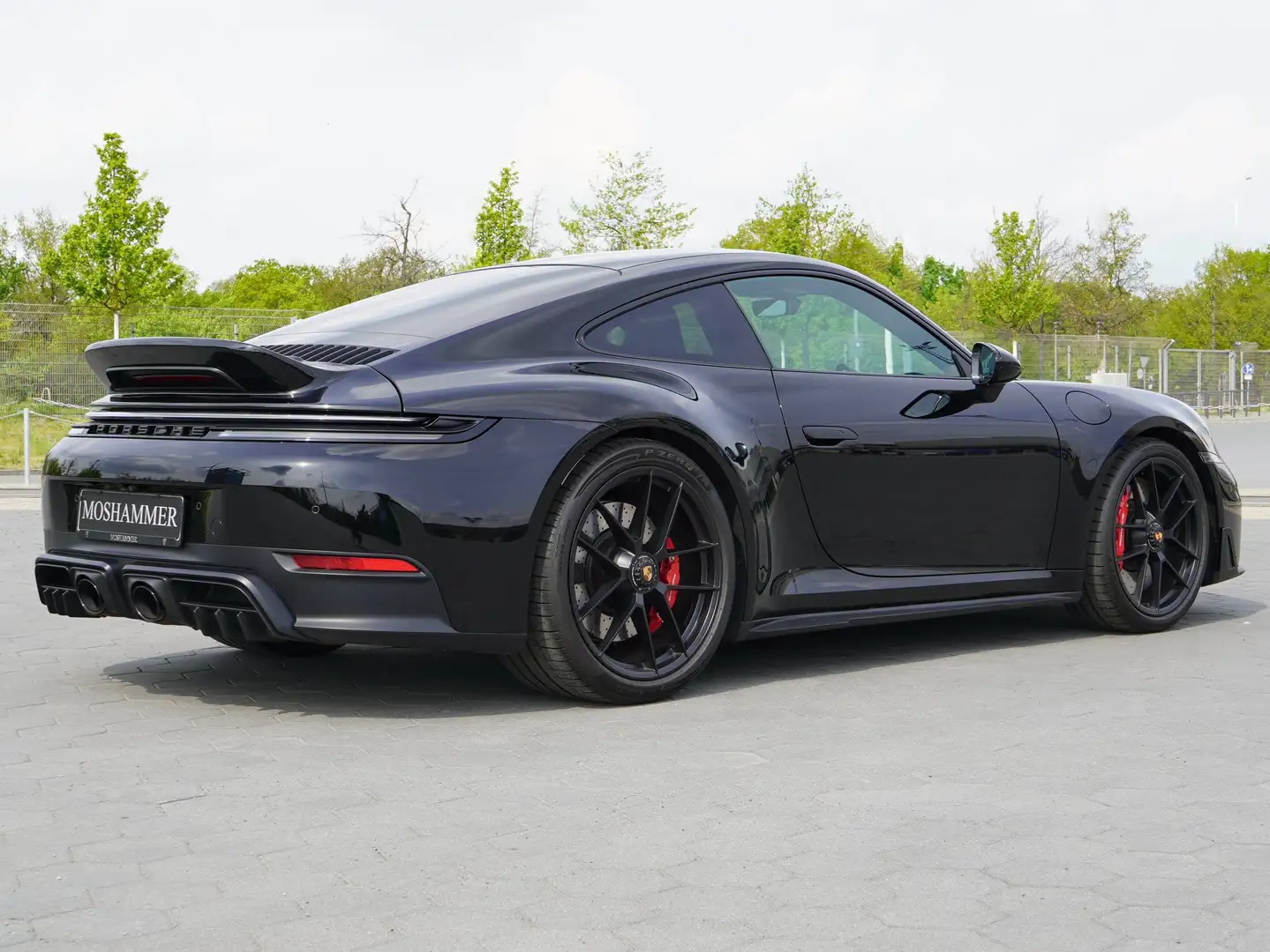 Porsche 992 911 GTS T-Hybrid Aero-Kit Ducktail Unikat Neuwagen Noir - 2