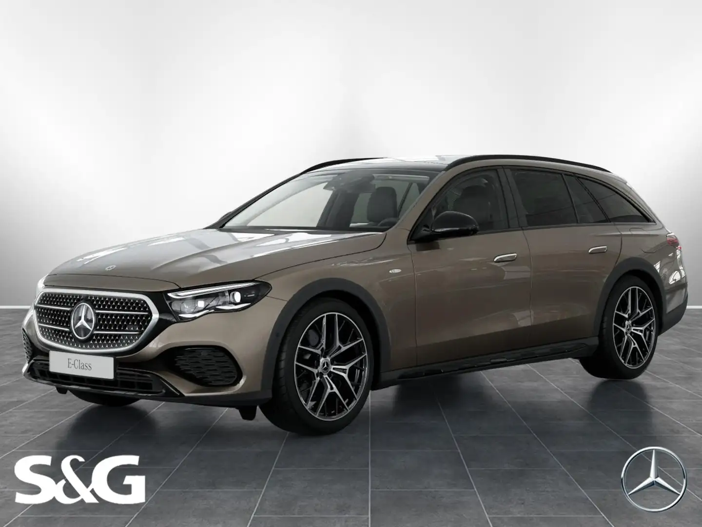 Mercedes-Benz E 300 de 4M T AVANTGARDE MBUX+360°+DIG-LED+Pano Brun - 1