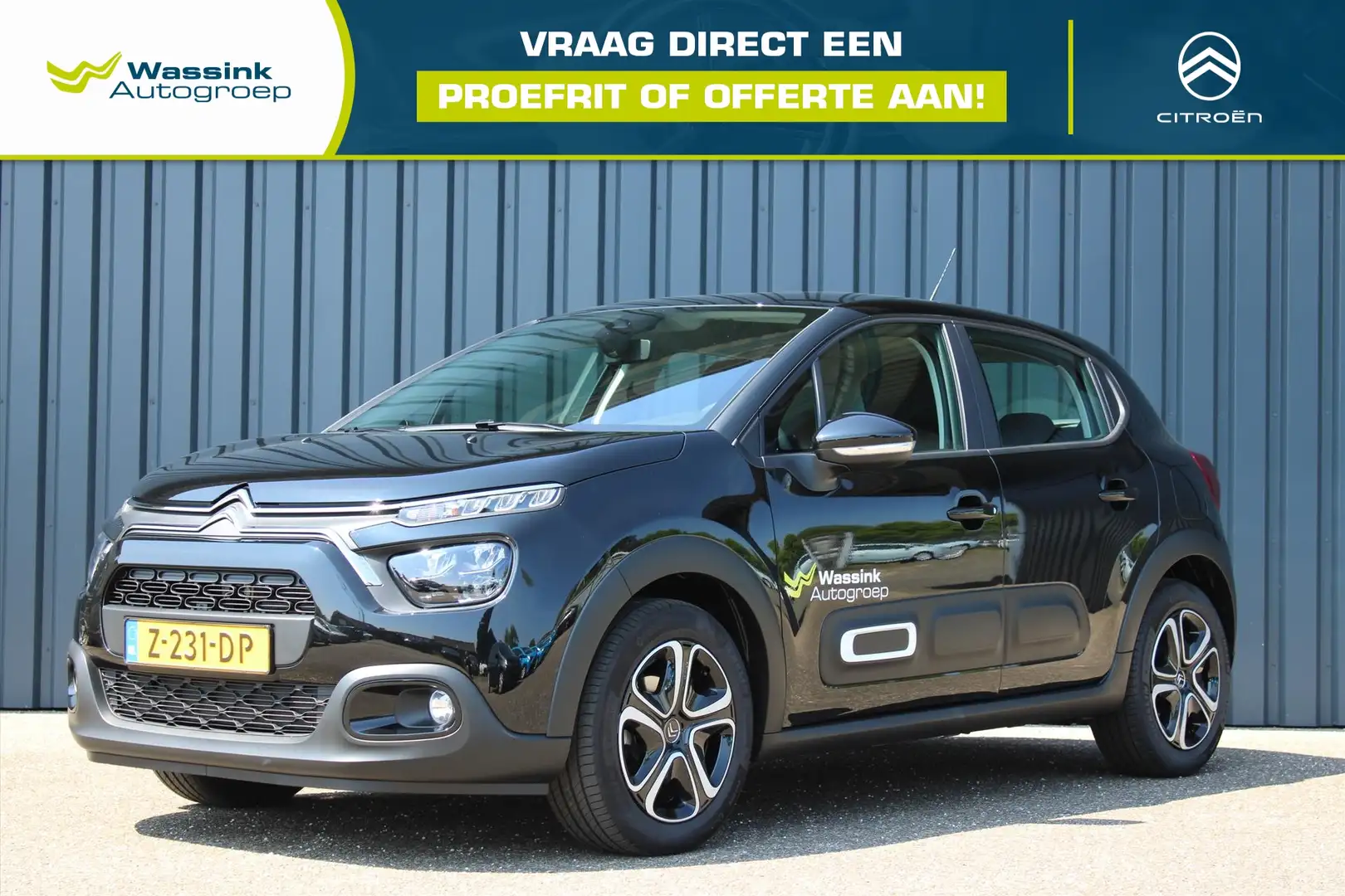 Citroen C3 1.2 83pk Plus Pack City Plus Navigatie Zwart - 1