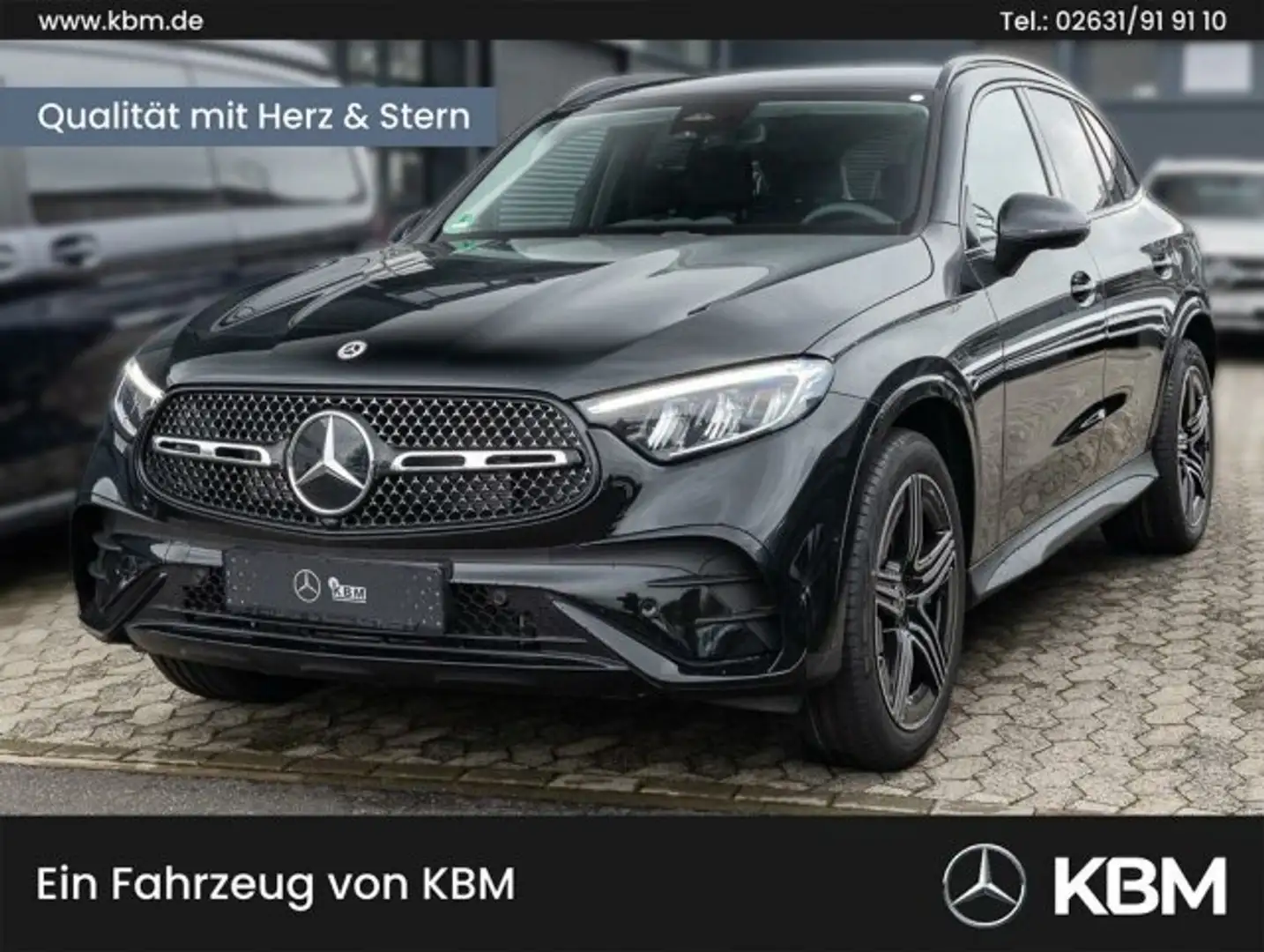 Mercedes-Benz GLC 450 GLC 450 d 4M AMG°MEMORY°TWA°LM20°NIGHT°AHK° Zwart - 1