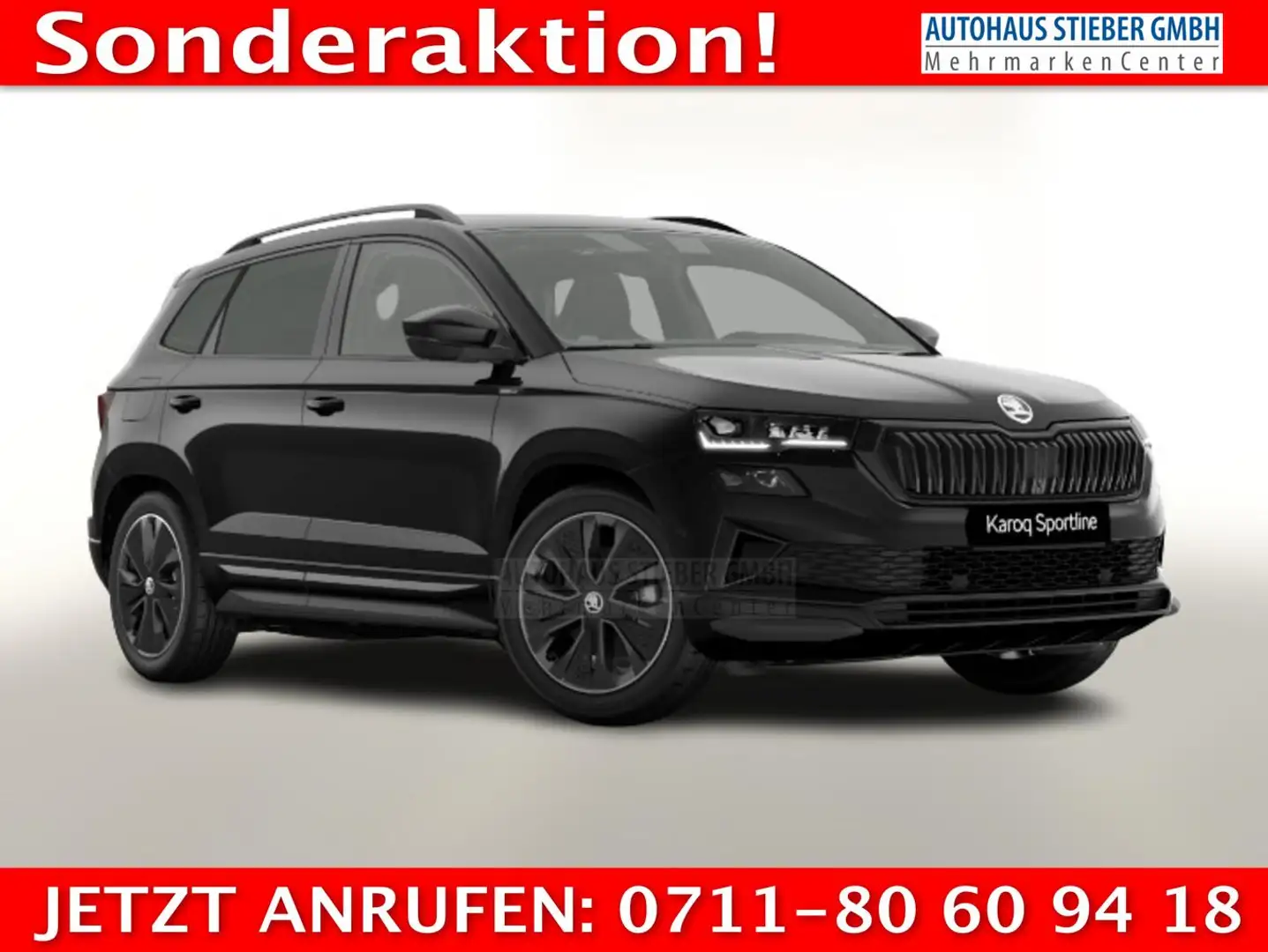Skoda Karoq Sportline Sportl AHK Pano Matrix Nav 360° Canto... Schwarz - 1