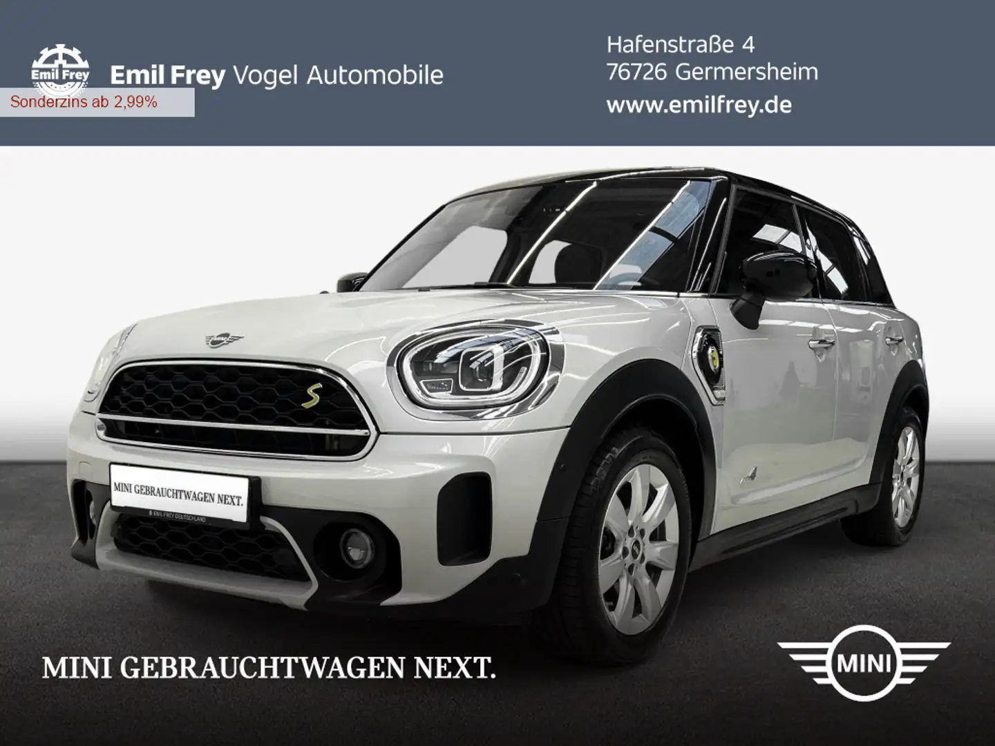 MINI Cooper SE Countryman All4 Aut. Classic Trim *Navi* Argent - 1