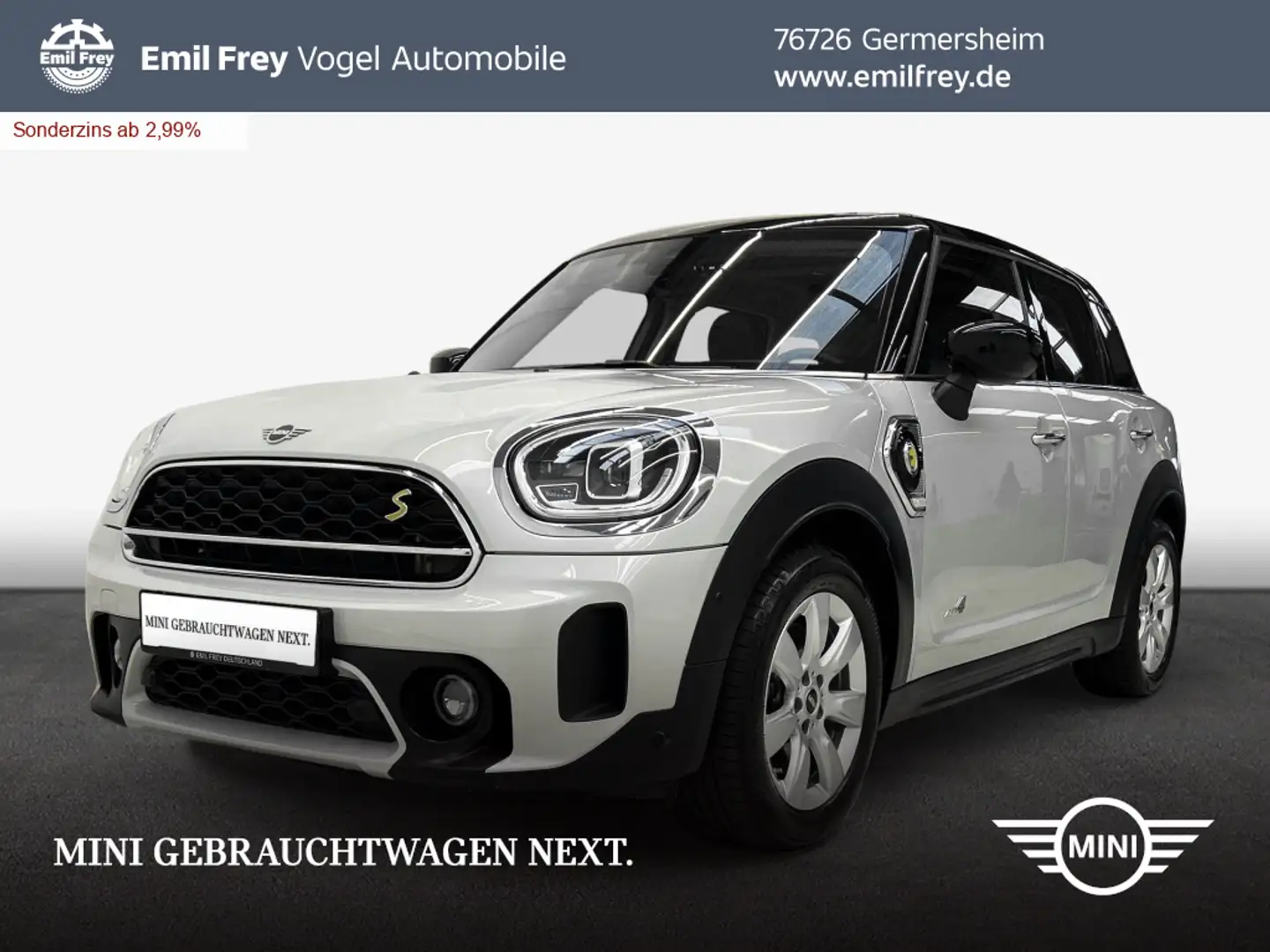 MINI Cooper SE Countryman All4 Aut. Classic Trim *Navi* Plateado - 1