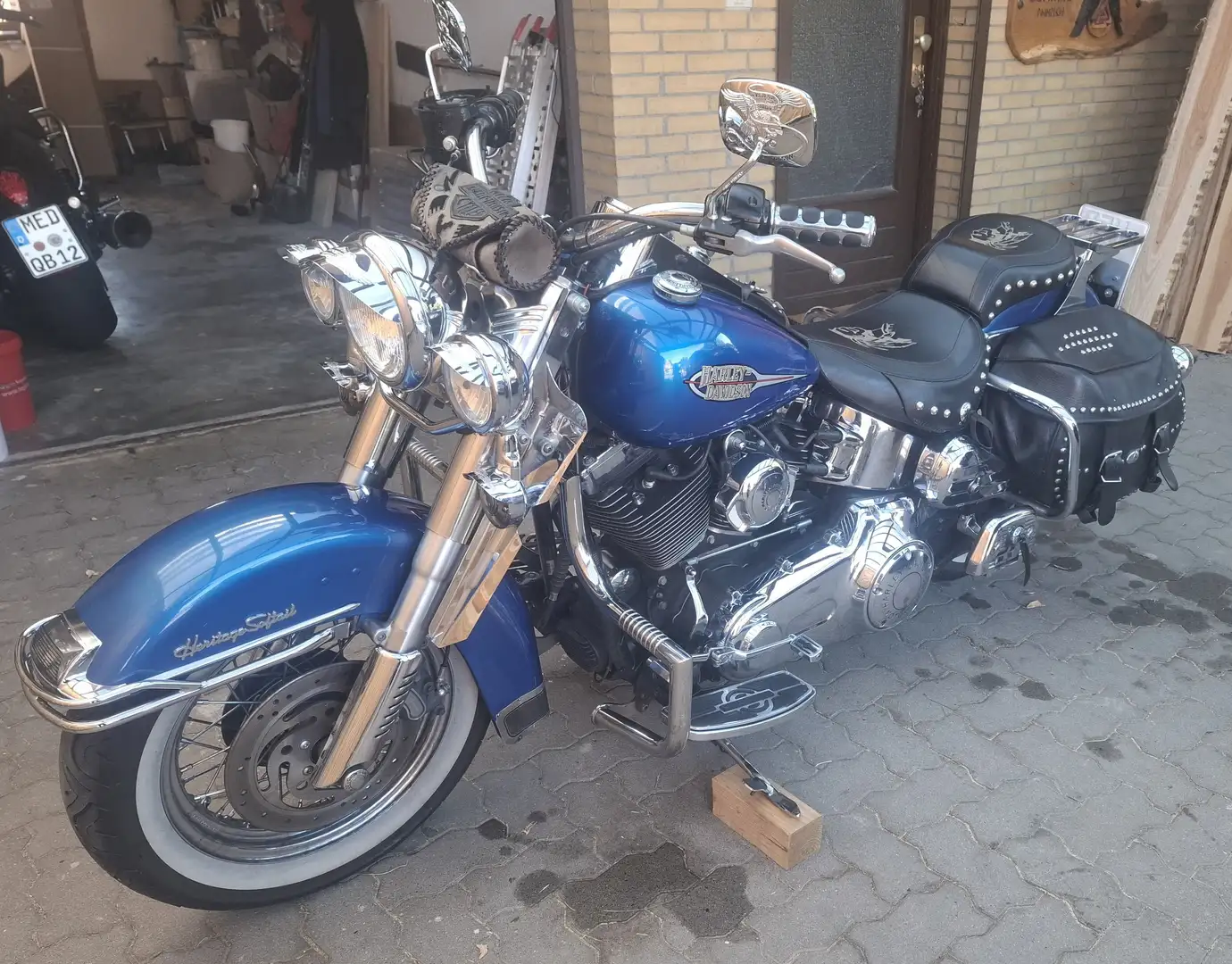 Harley-Davidson Heritage Softail Albastru - 2