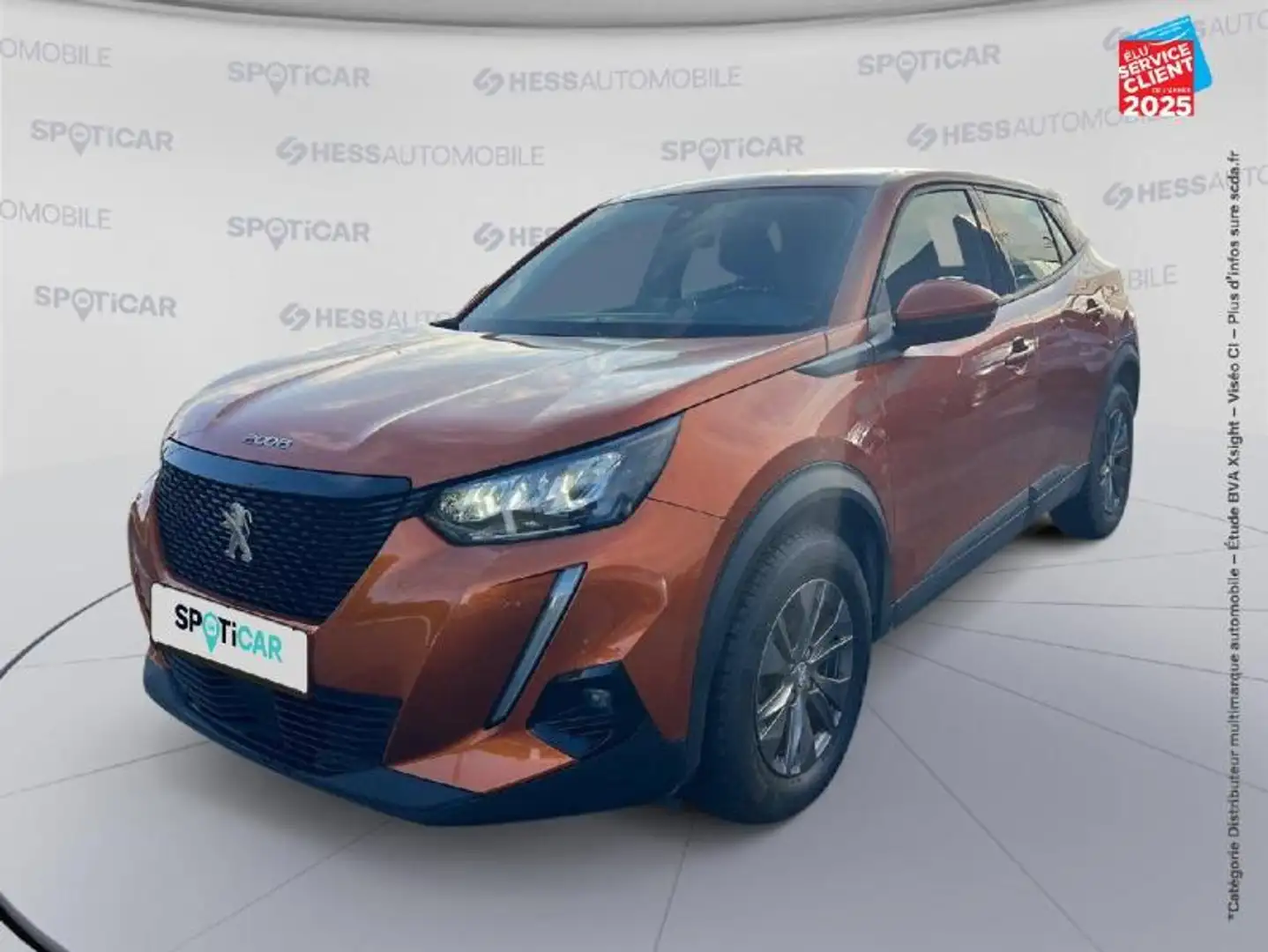 Peugeot e-2008 1.2 PureTech 130ch S\u0026S Active Orange - 1