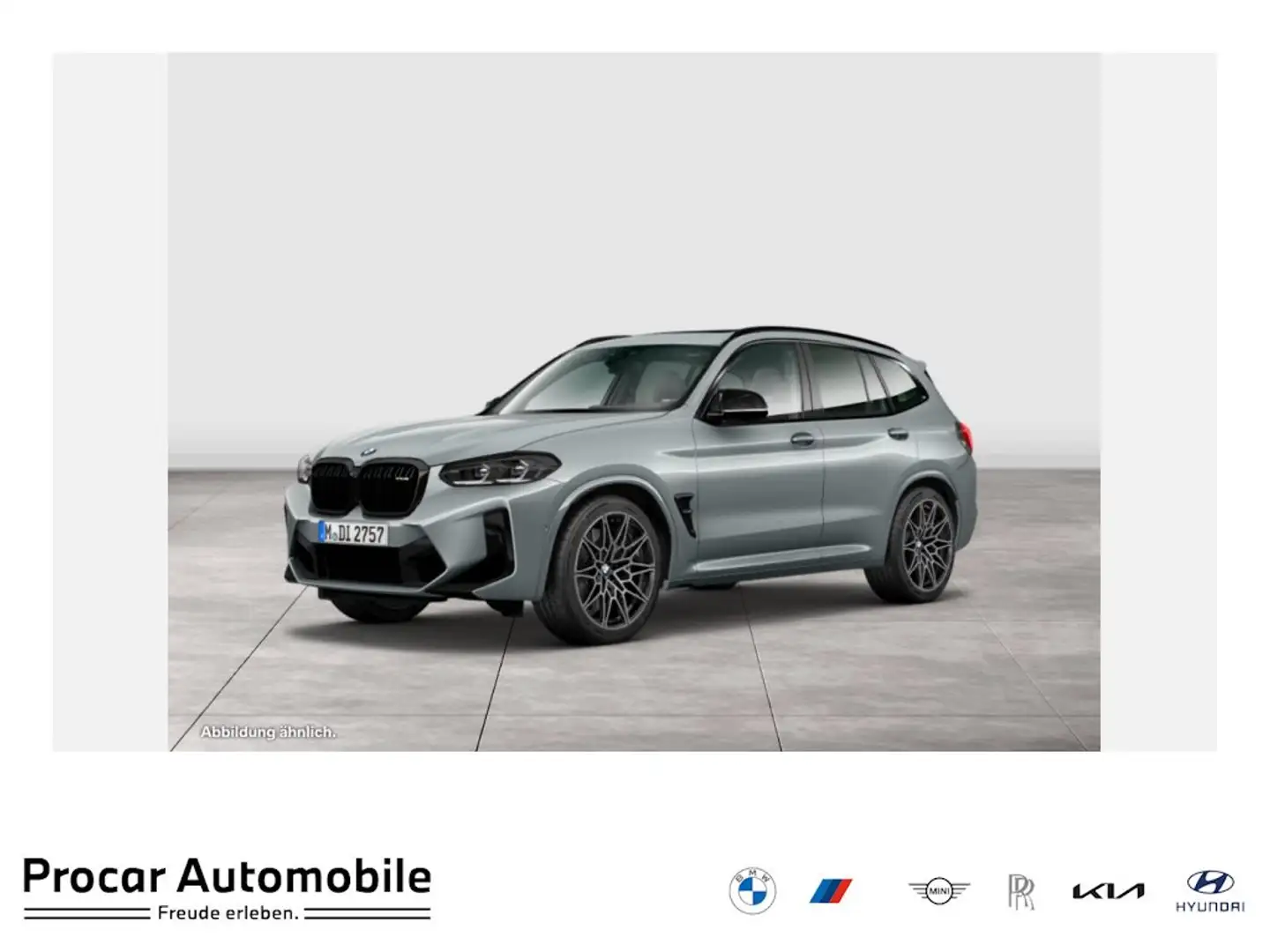 BMW X3 M Competition PANO+AHK+RFK+NAVI+LED+H&K Grau - 1