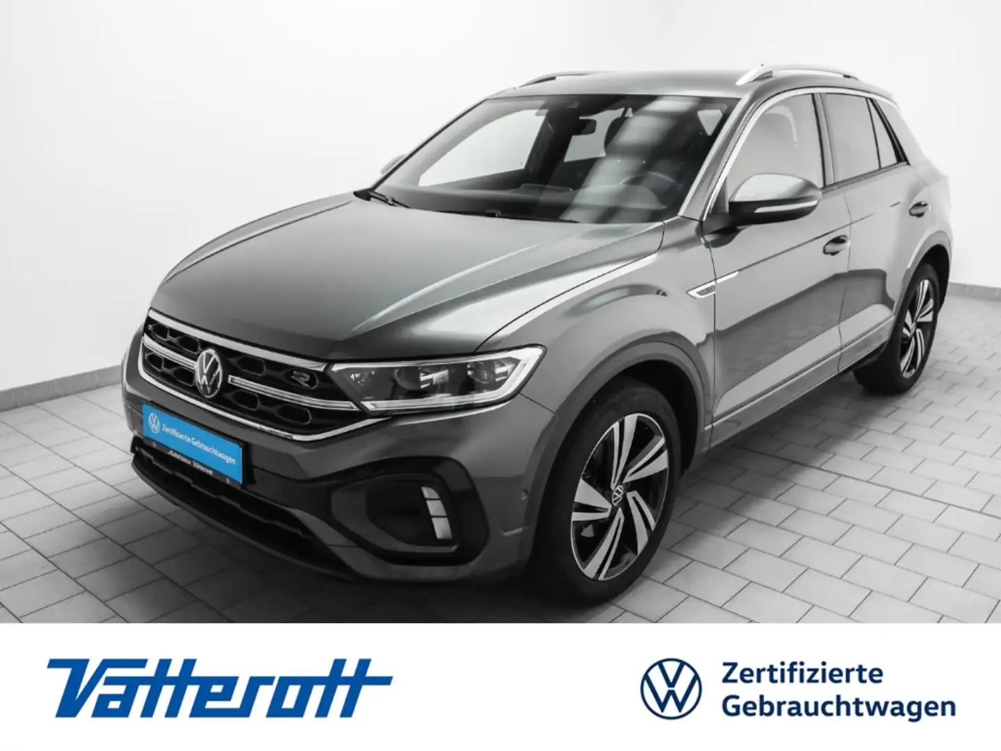 Volkswagen T-Roc 1.5 TSI R line Navi AHK Grau - 1