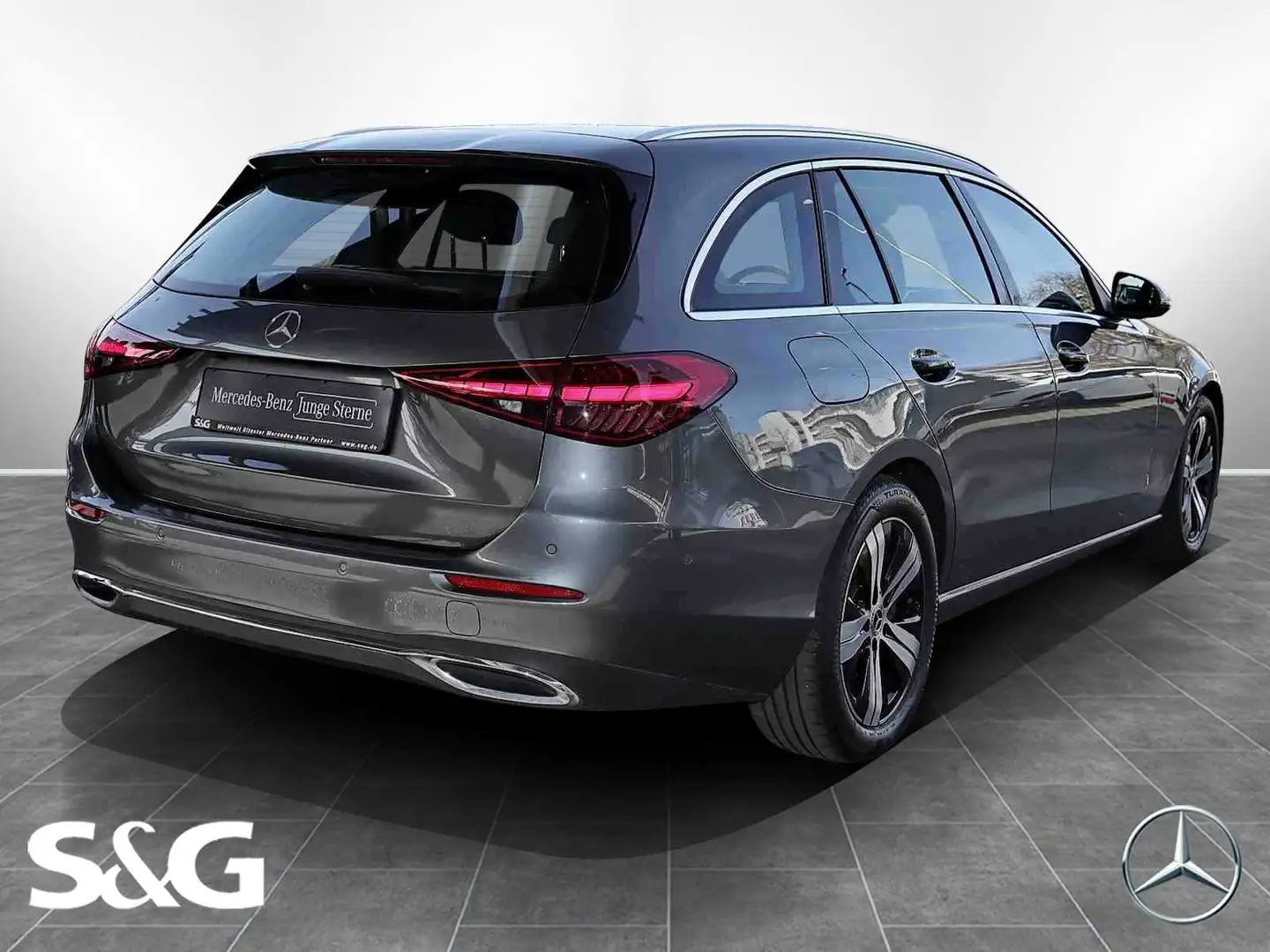 Mercedes-Benz C 220 d T AHK+TOTWINKEL+KAMERA+MBUX+LED+CARPLAY Grau - 2