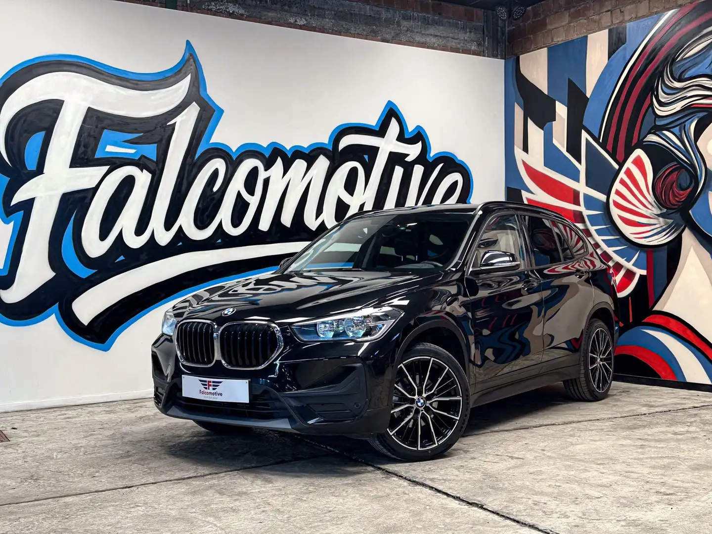BMW X1 2.0d*AUT*CARPLAY*DAB*ZETELVERW.* Schwarz - 1