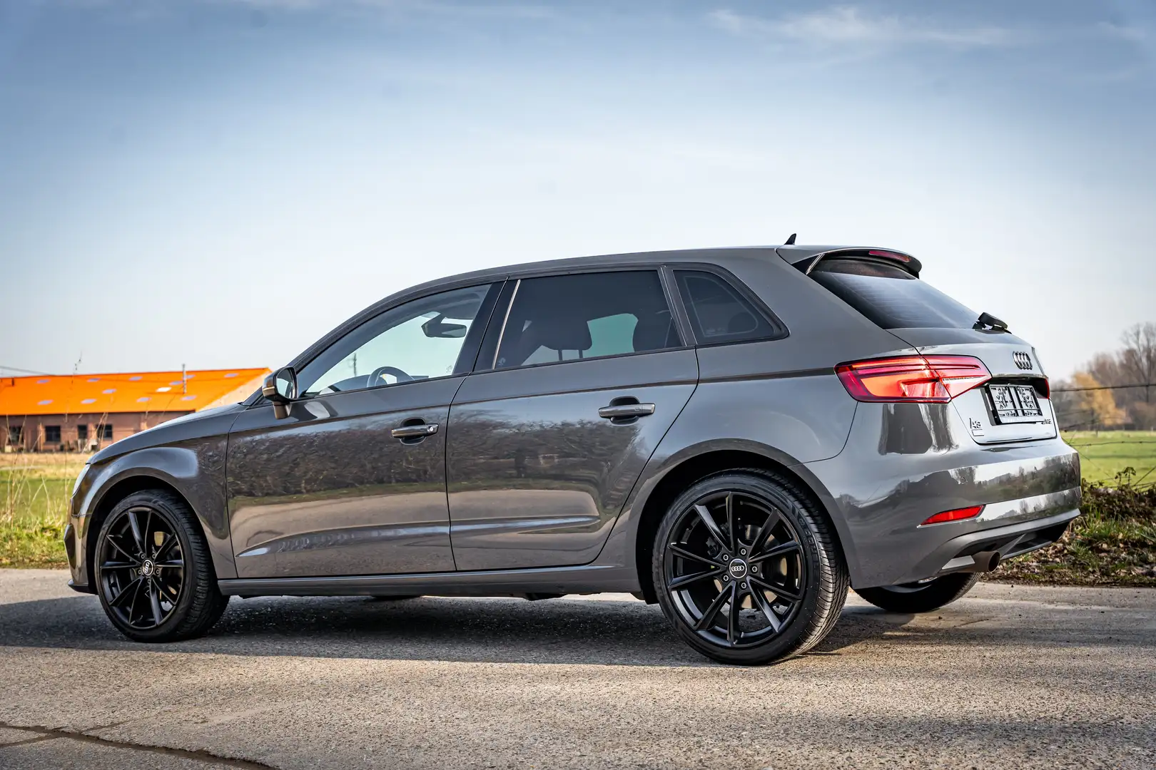 Audi A3 S-LINE*LOOK Gris - 2