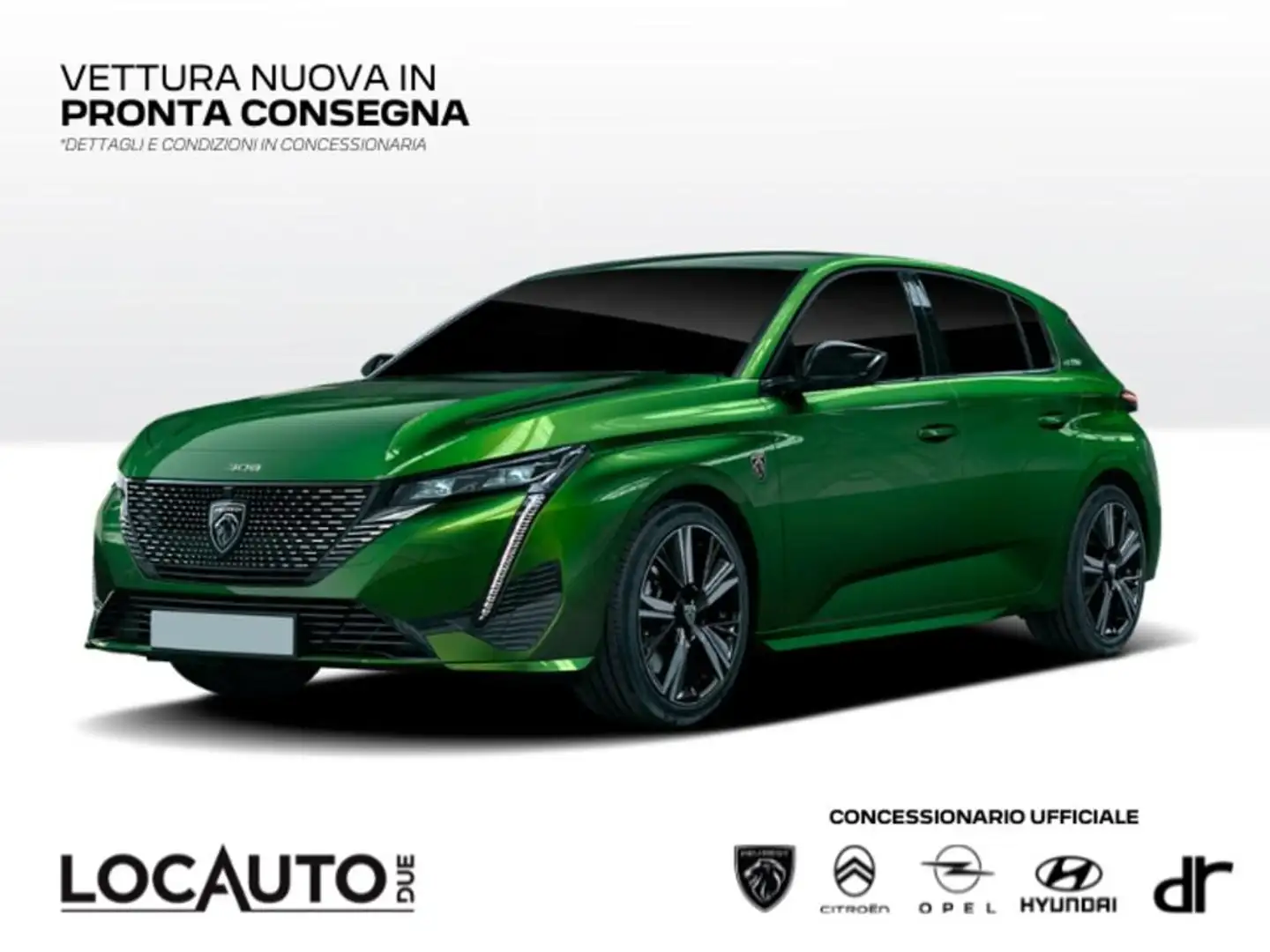 Peugeot 308 308 1.2 hybrid Allure 145cv e-dcs 6 Nero - 1