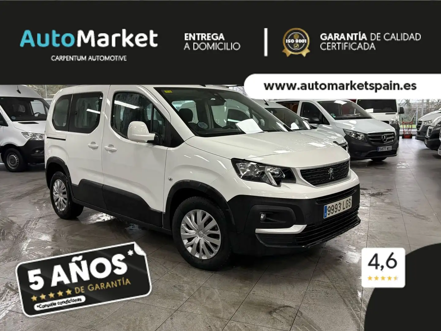 Peugeot Rifter MIXTA Wit - 1