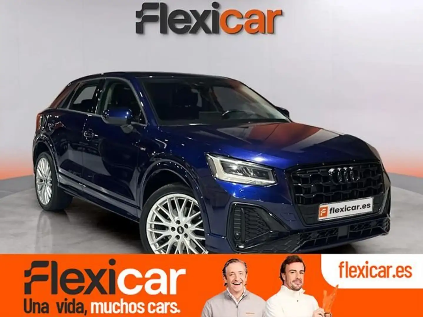 Audi Q2 30 TDI Black line S tronic 85kW Bleu - 1