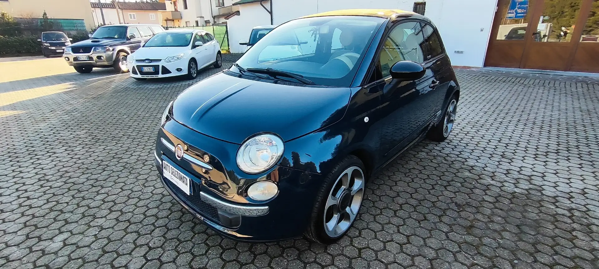 Fiat 500 500 C 1.2 Lounge Bleu - 1