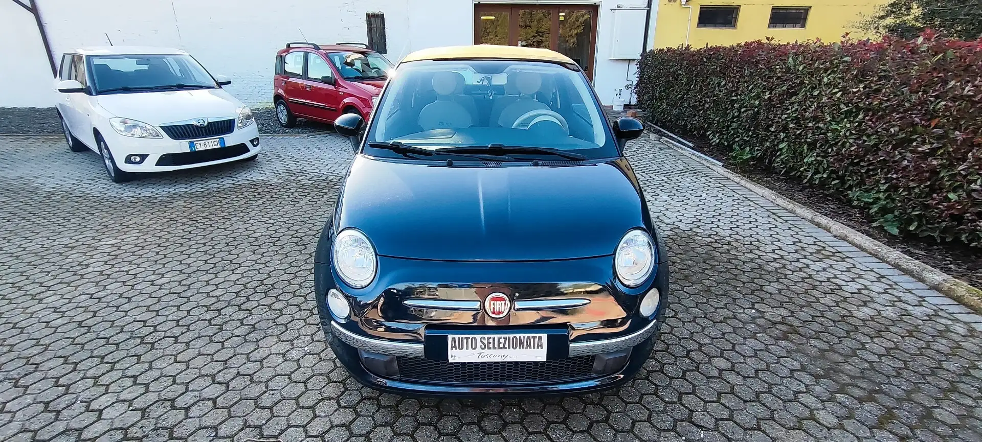 Fiat 500 500 C 1.2 Lounge Bleu - 2