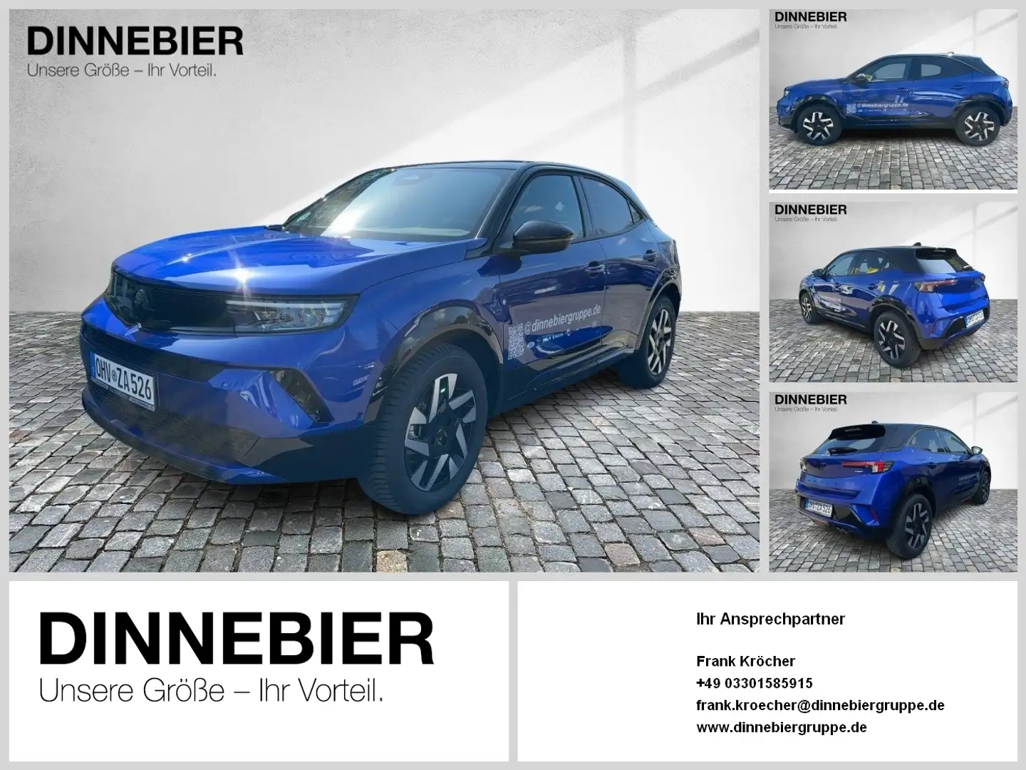 Opel Mokka GS. Hybrid. 6-Gang-Doppelku CAM PDC AUT LM Blauw - 1