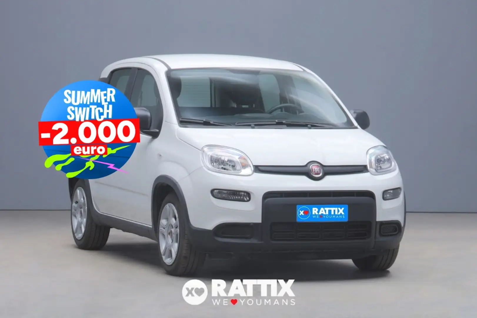 Fiat Panda 1.0 Firefly Hybrid 70CV Bianco - 1