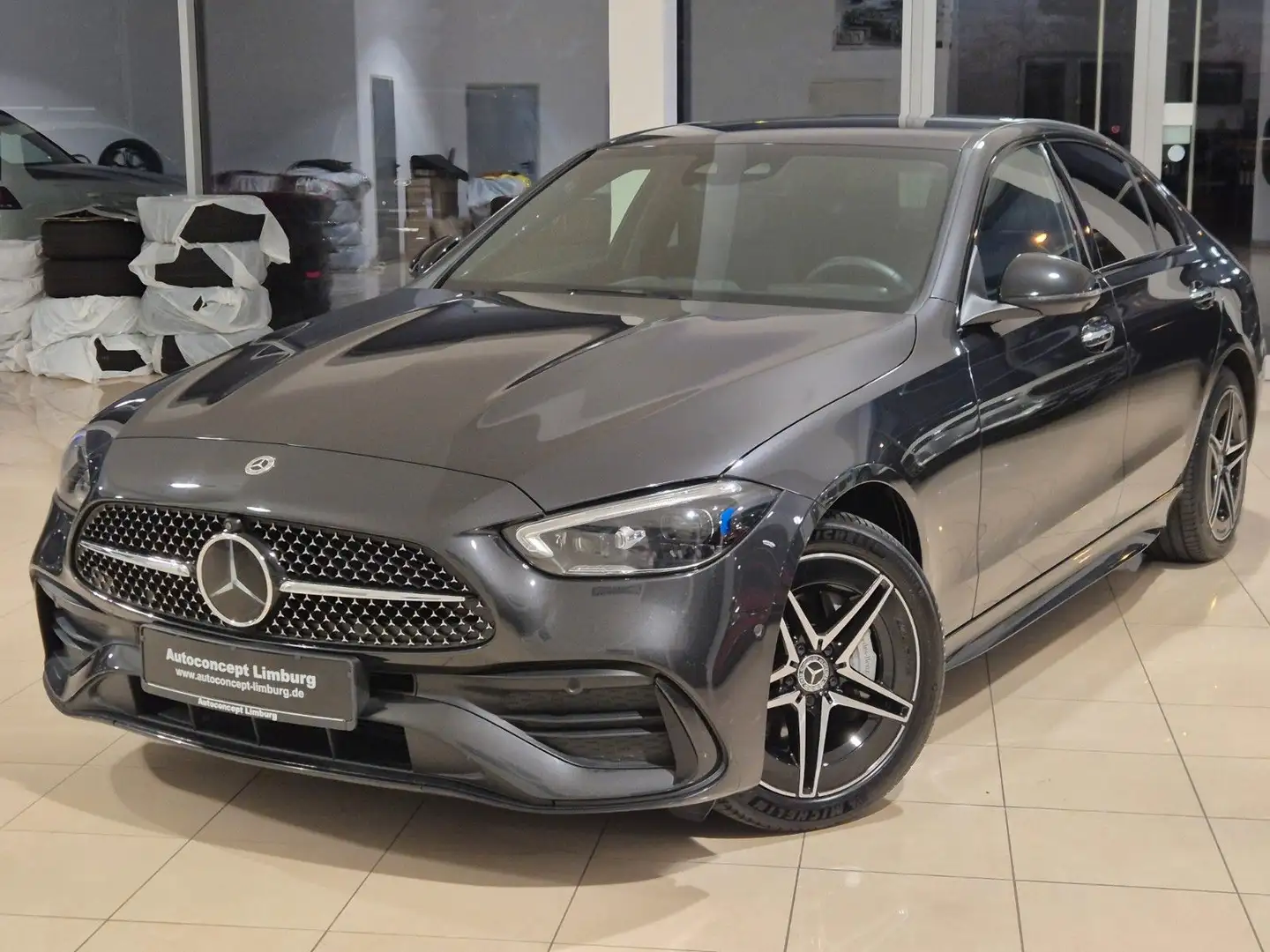 Mercedes-Benz C 300 de/AMG Line/Dig-Light/Night/Memory/AHK Gris - 1