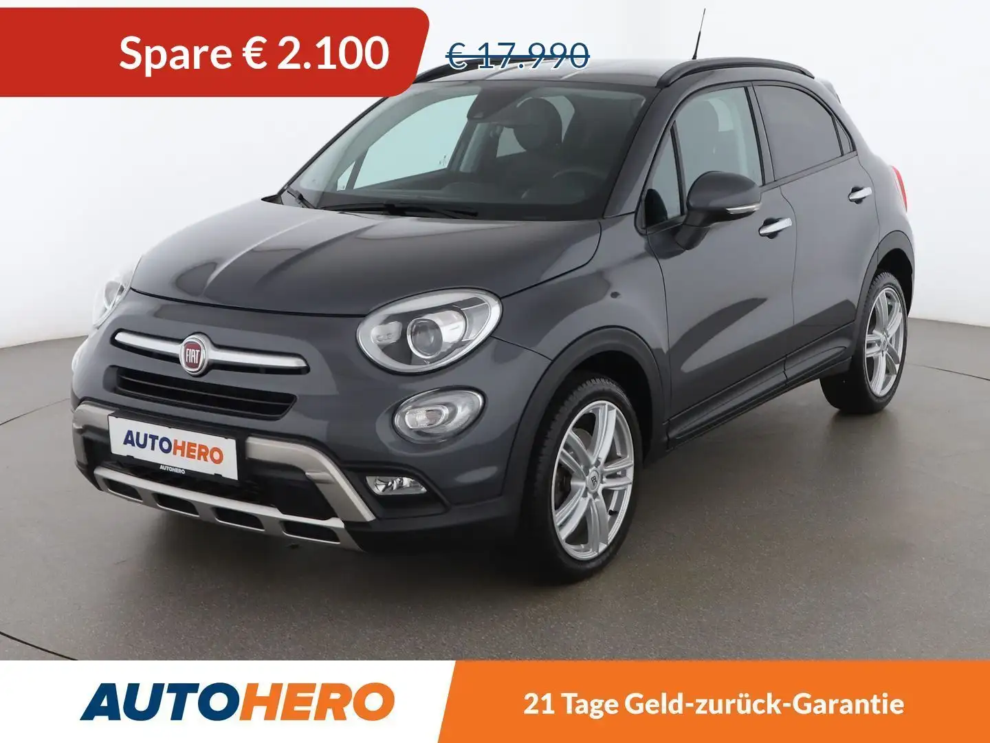 Fiat 500X 1.6 JTDM Cross Plus Grau - 1