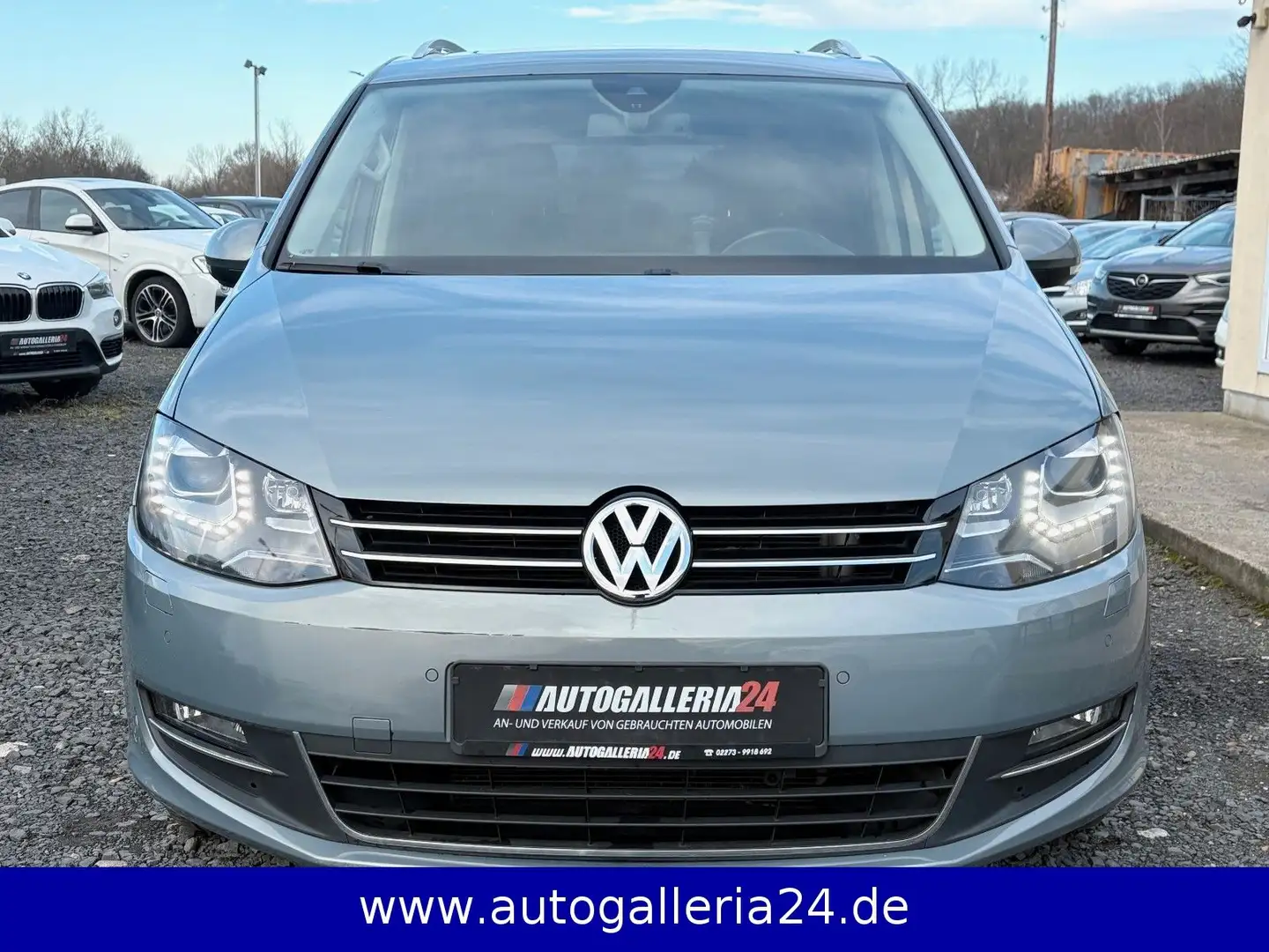 Volkswagen Sharan HIGHLINE 7-SITZER Navi Leder Kamera SPORT Grau - 2