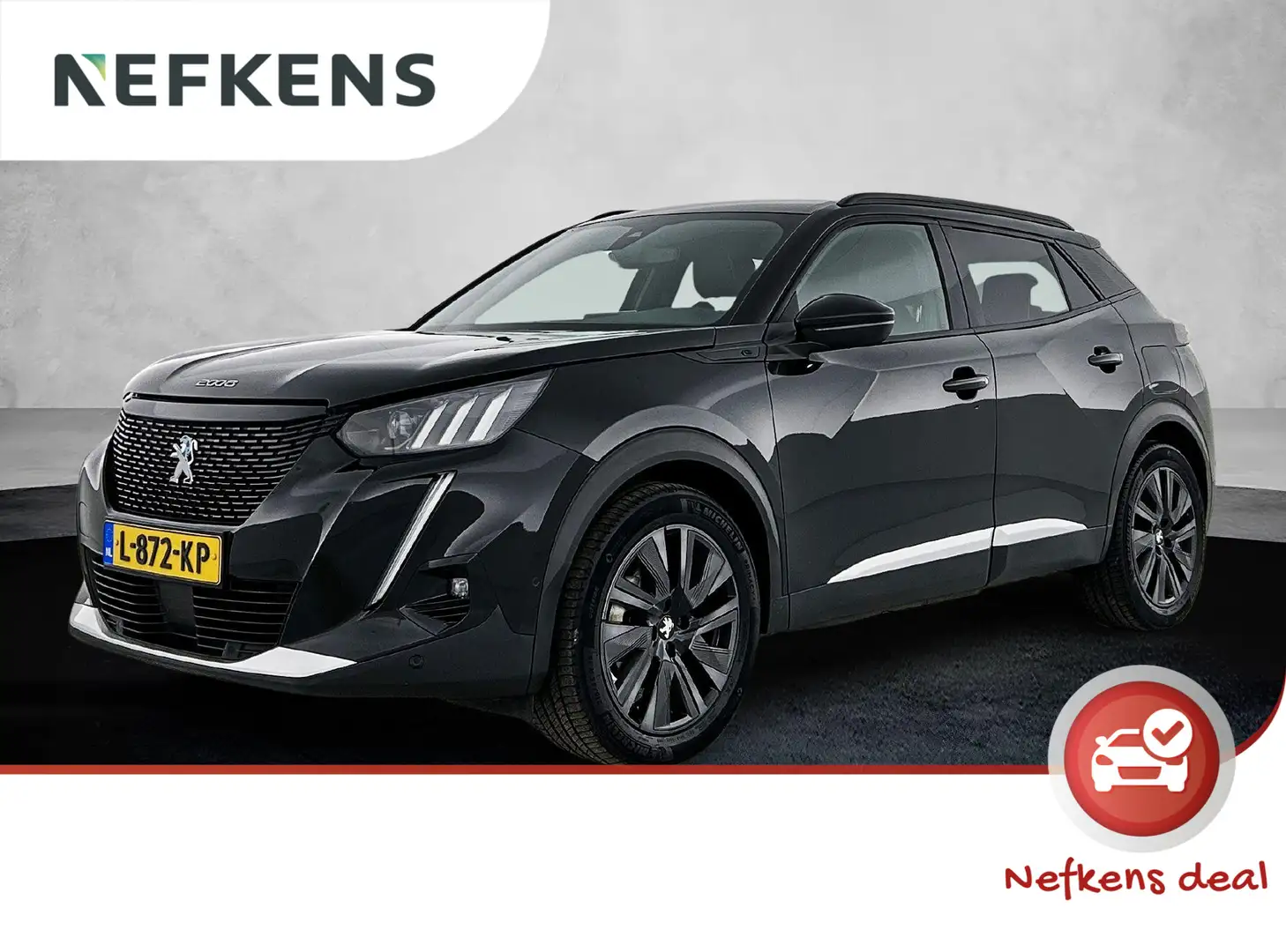 Peugeot e-2008 SUV EV GT Pack 50 kWh 136pk | Navigatie | Schuif-/ Negru - 1