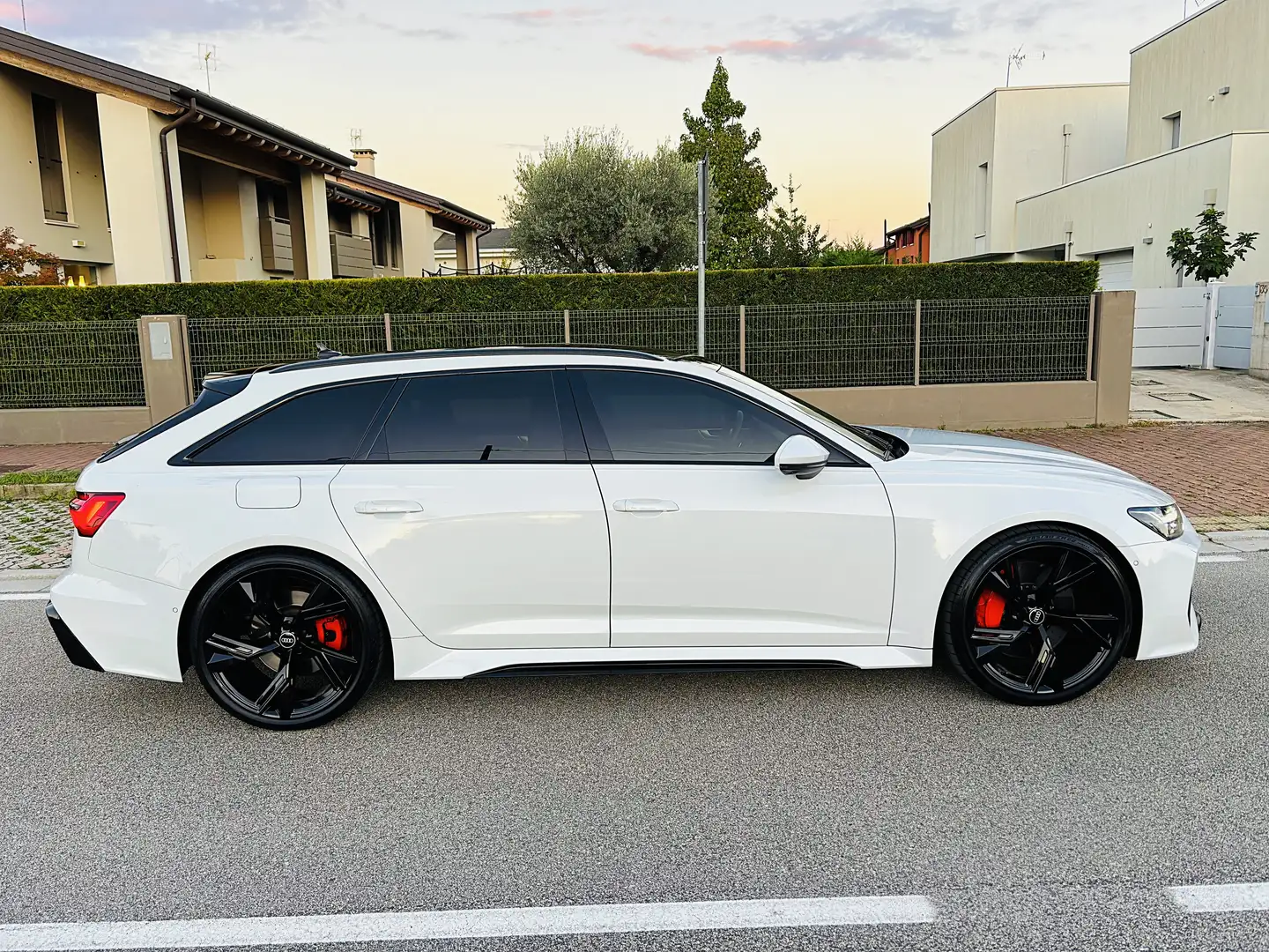 Audi RS6 OK PERMUTA Avant 4.0 mhev quattro CARBOCERAMICA Blanc - 2