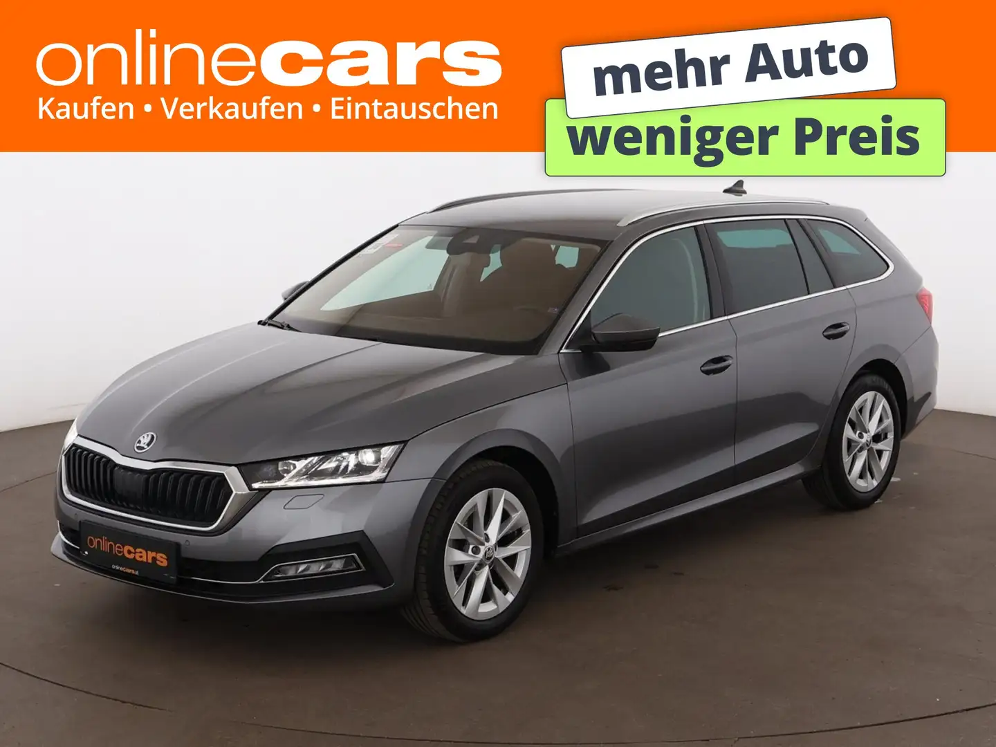 Skoda Octavia Combi 2.0 TDI Style MATRIX AHK SITZHZG Grau - 1