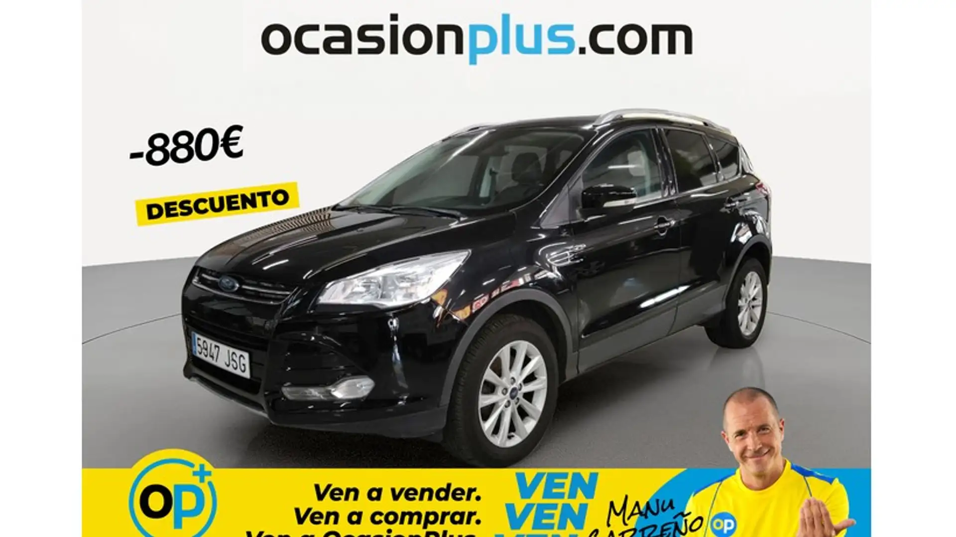 Ford Kuga 2.0TDCI Titanium 4x2 120 Negro - 1