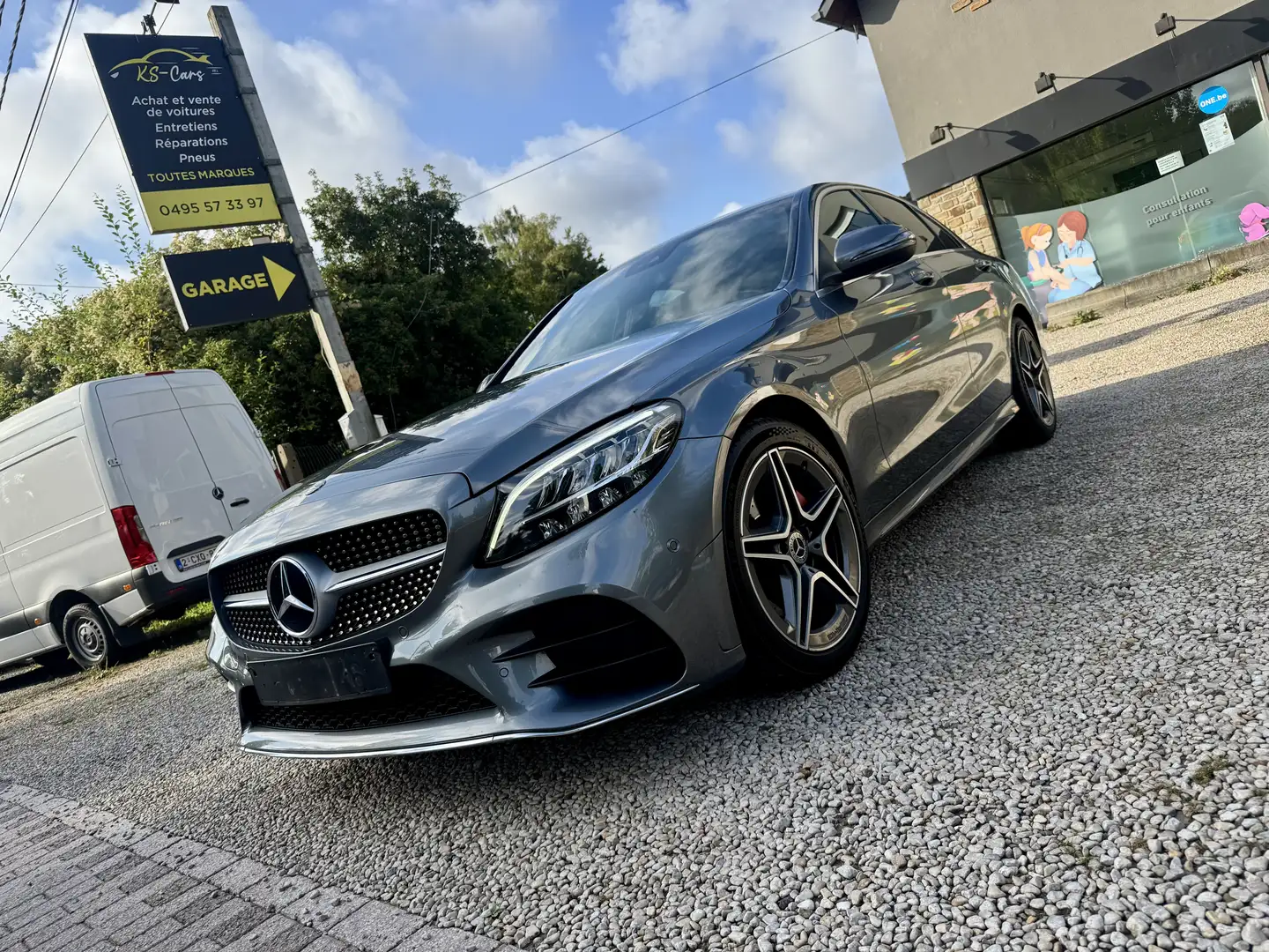 Mercedes-Benz C 180 NEWLIFT,9G-Tronic AMG Line,full options,garantie Gris - 1