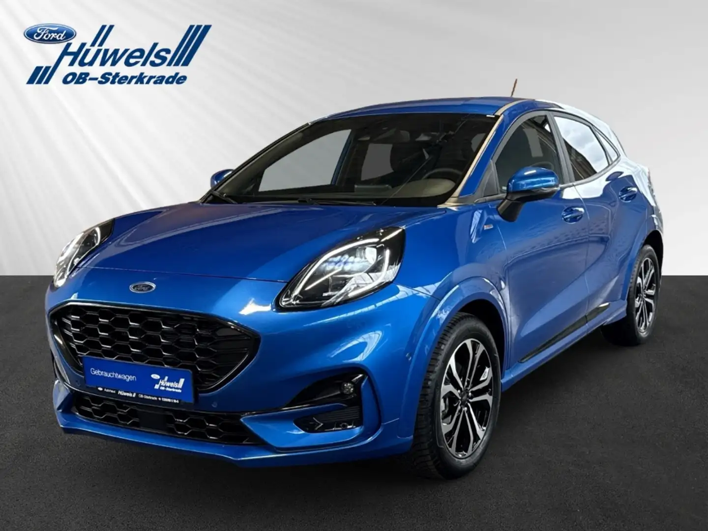 Ford Puma ST-Line 1.0 EcoBoost MHEV +LED+ACC+TWA+RFK+SZH+NAV Bleu - 1