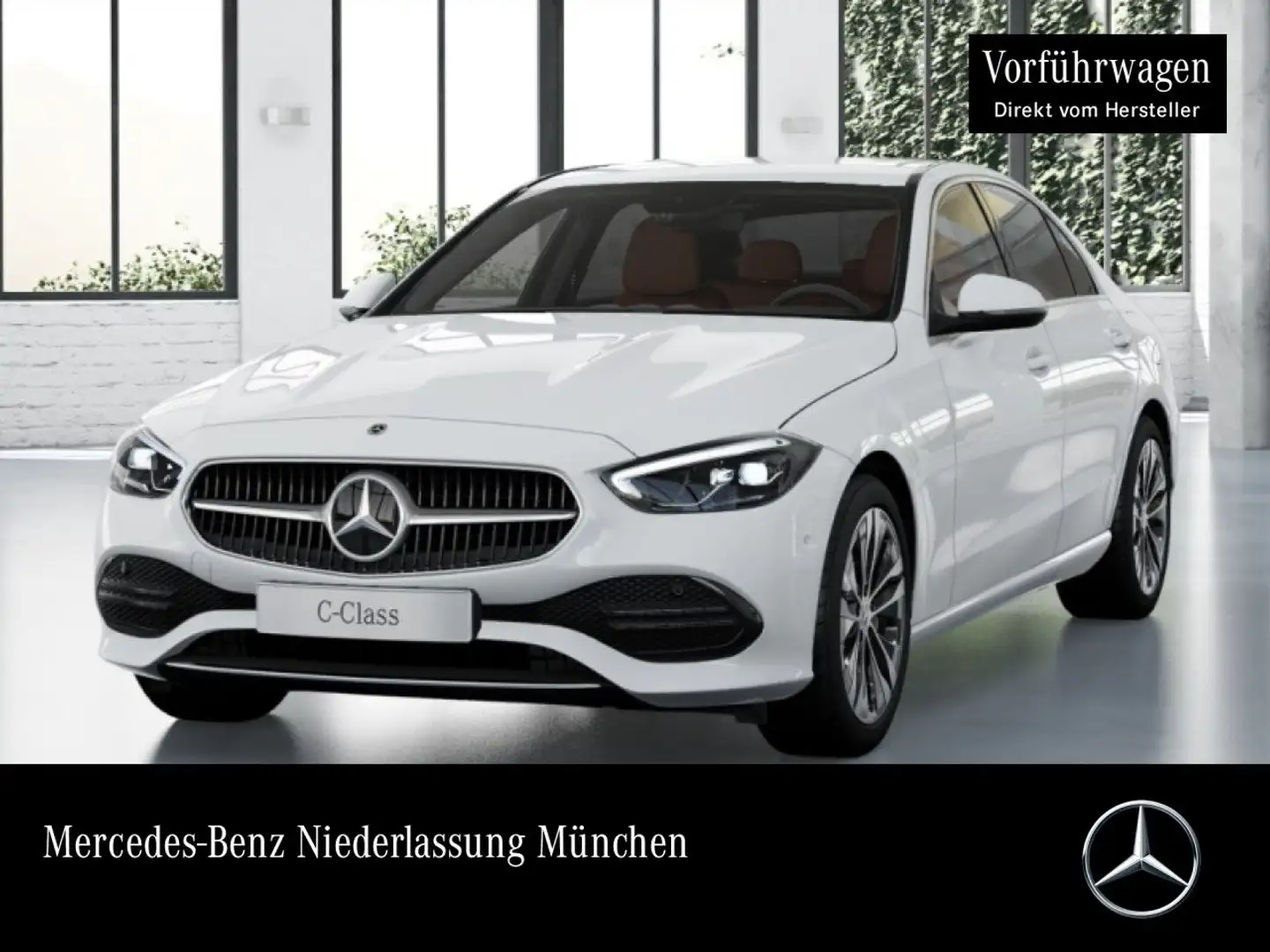 Mercedes-Benz C 300 e AVANTG+AHK+LED+KAMERA+TOTW+KEYLESS+9G Weiß - 1